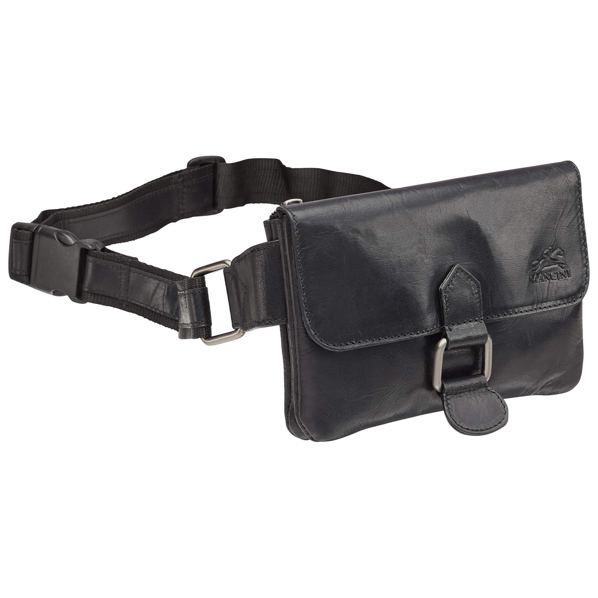 Mancini Buffalo Slim Waist Bag