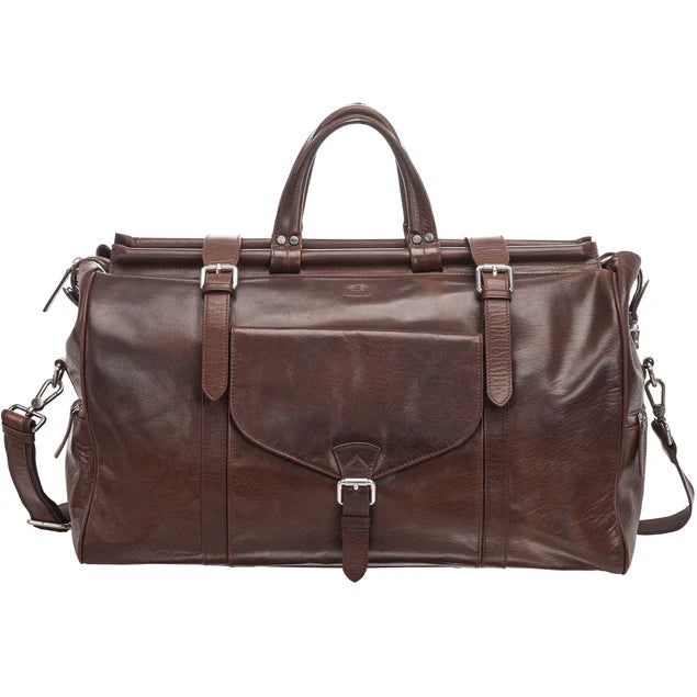Mancini Buffalo Dowel Rod Duffle Bag (70s Edition)