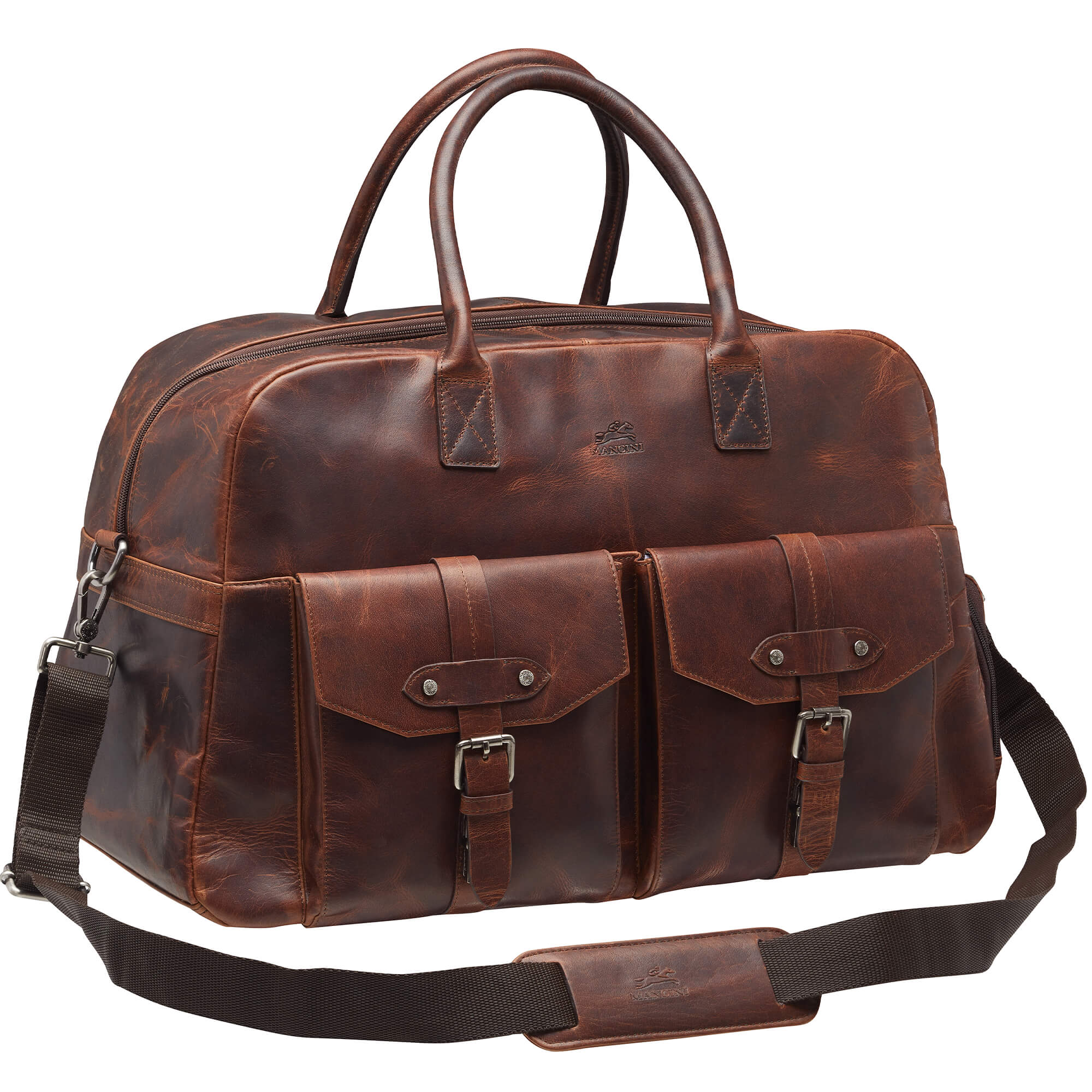 Mancini Buffalo Classic Travel Bag 7
