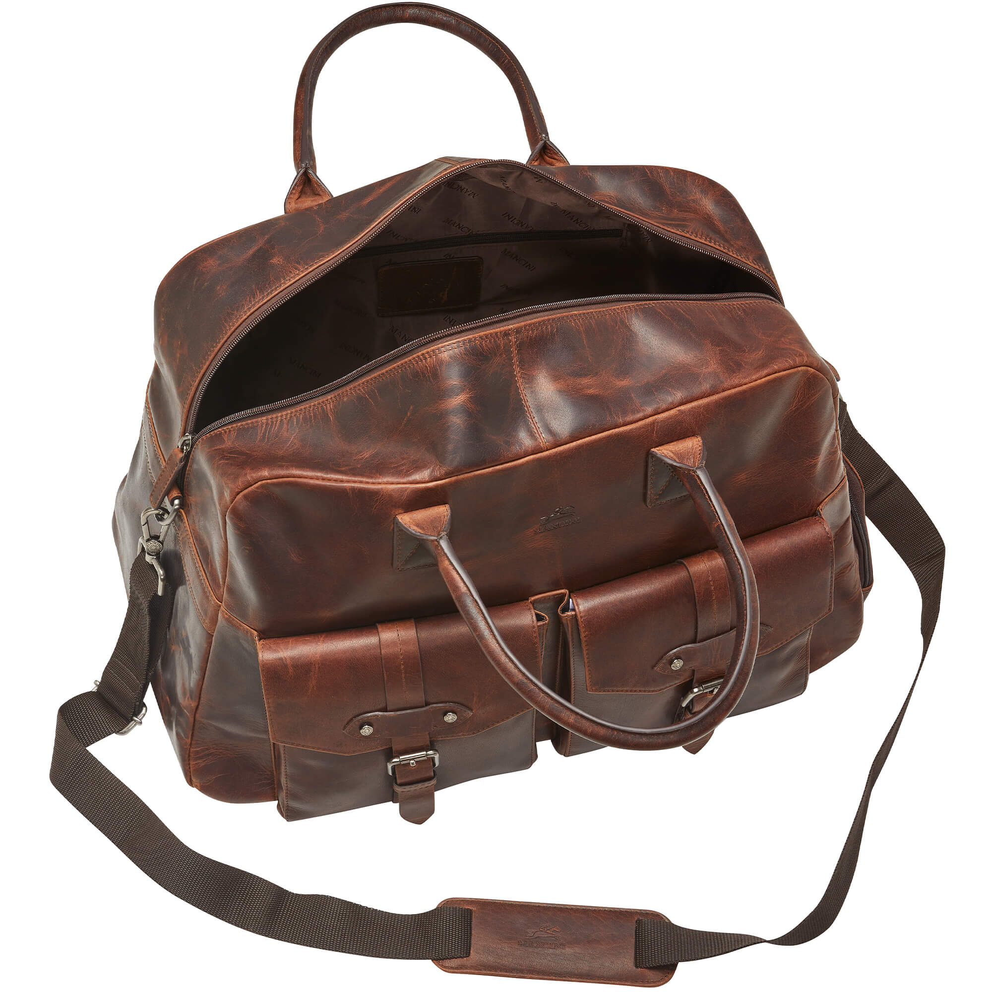 Mancini Buffalo Classic Travel Bag 9