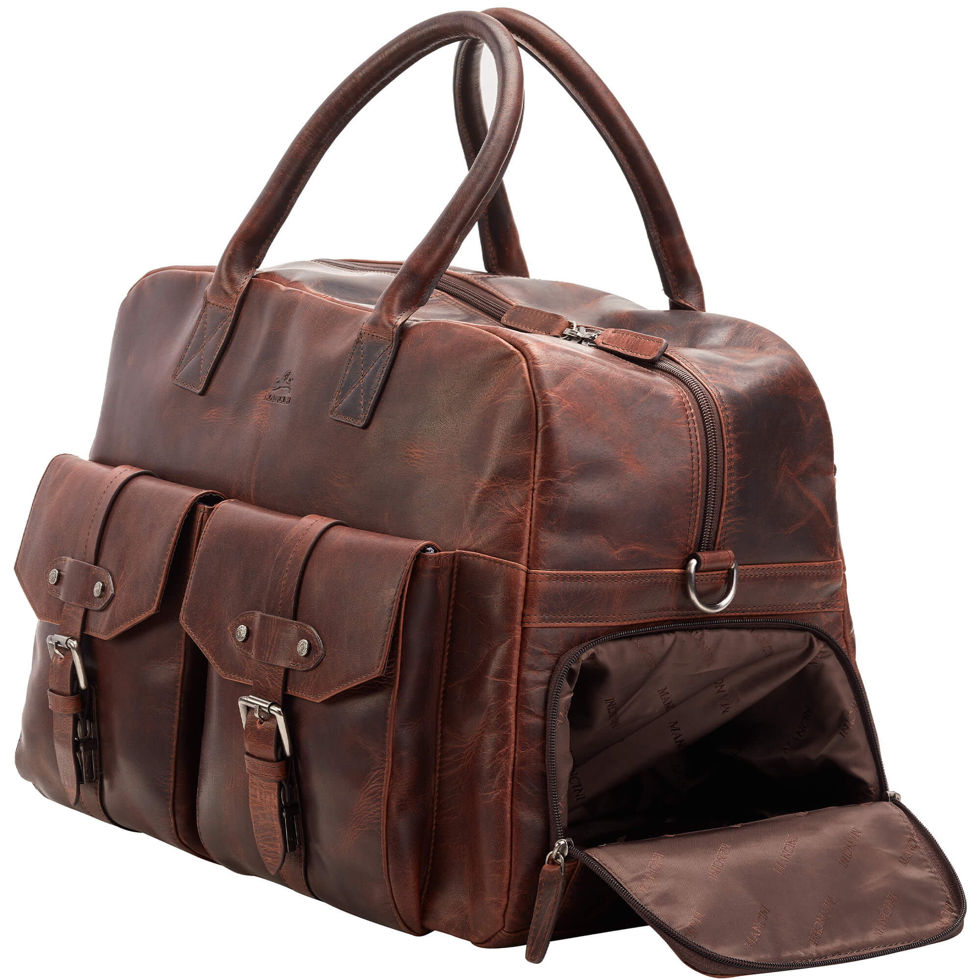 Mancini Buffalo Classic Travel Bag 10