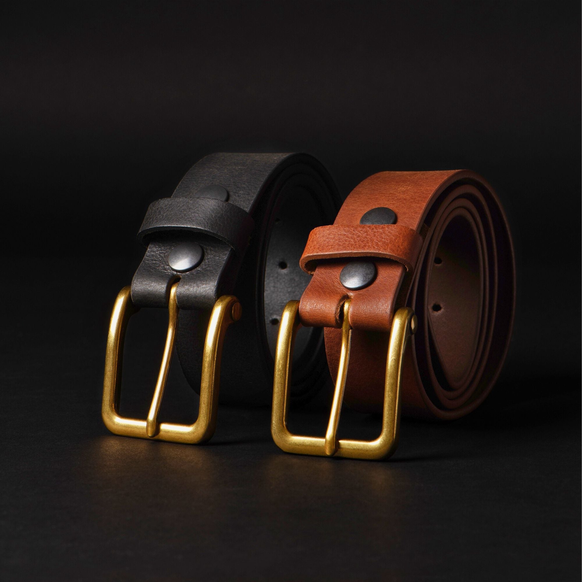 The Alchemist Belt - Brown Leather Belt With Gold-Tone Buckle 4