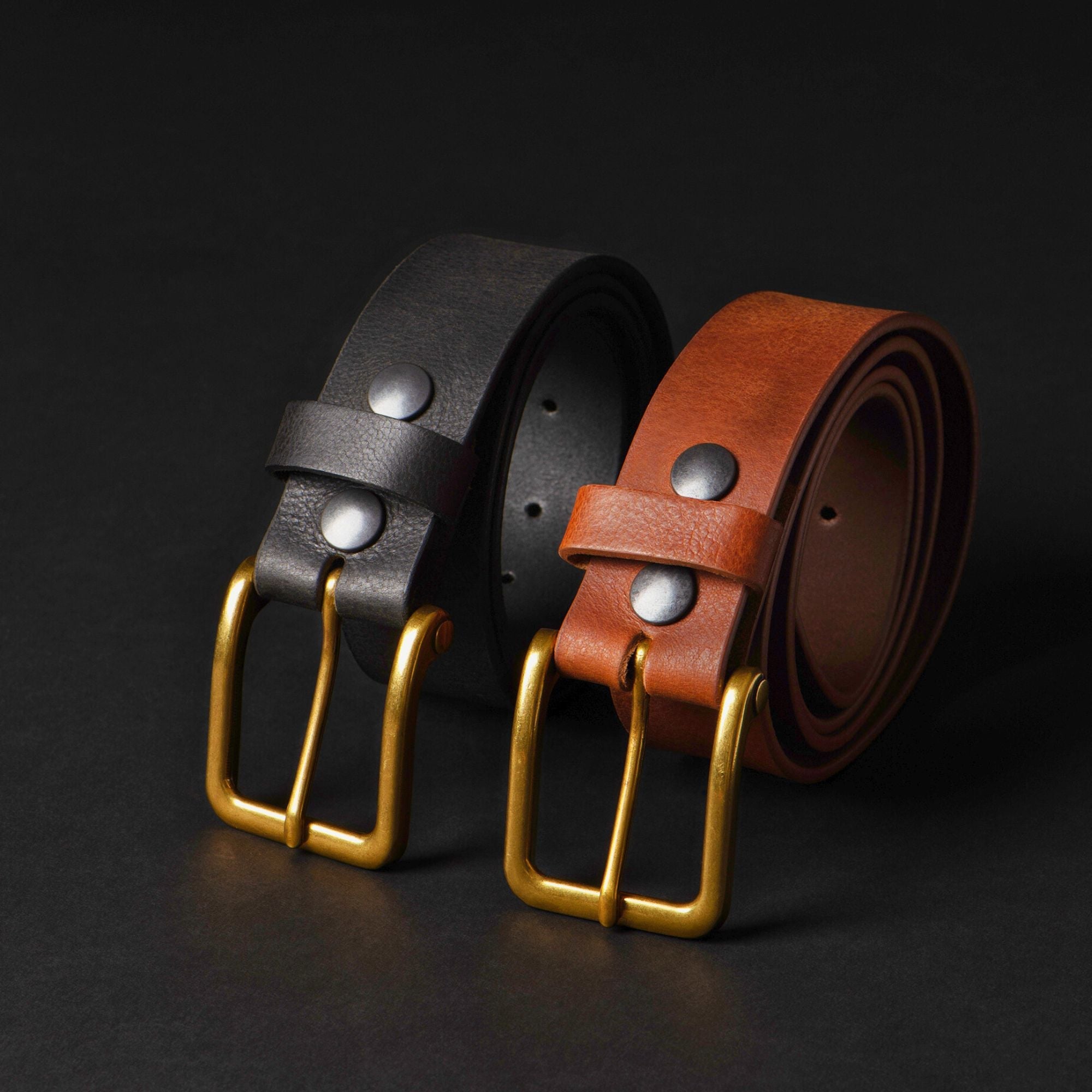 The Alchemist Belt - Brown Leather Belt With Gold-Tone Buckle 7