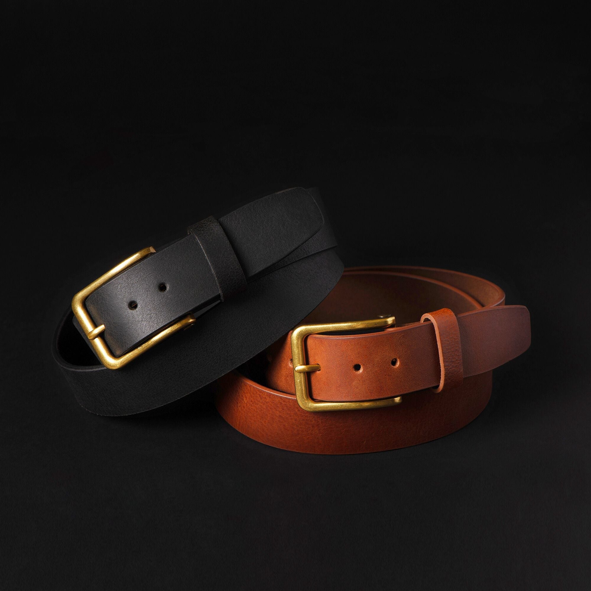 The Alchemist Belt - Brown Leather Belt With Gold-Tone Buckle 6