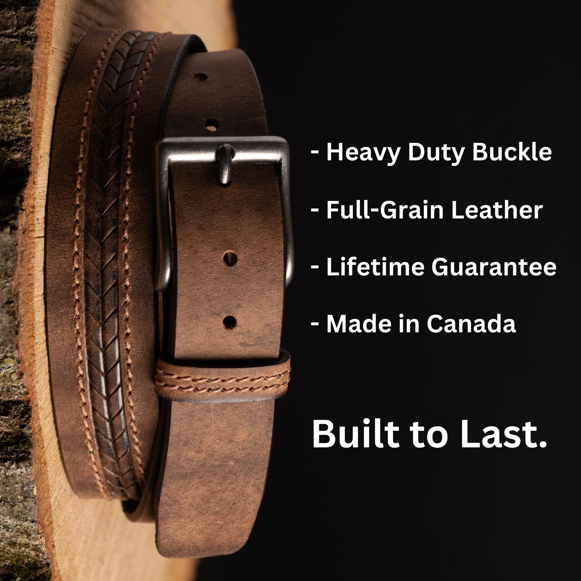 Brown Arrow Patterned 100% Real Distressed Leather Belt 7