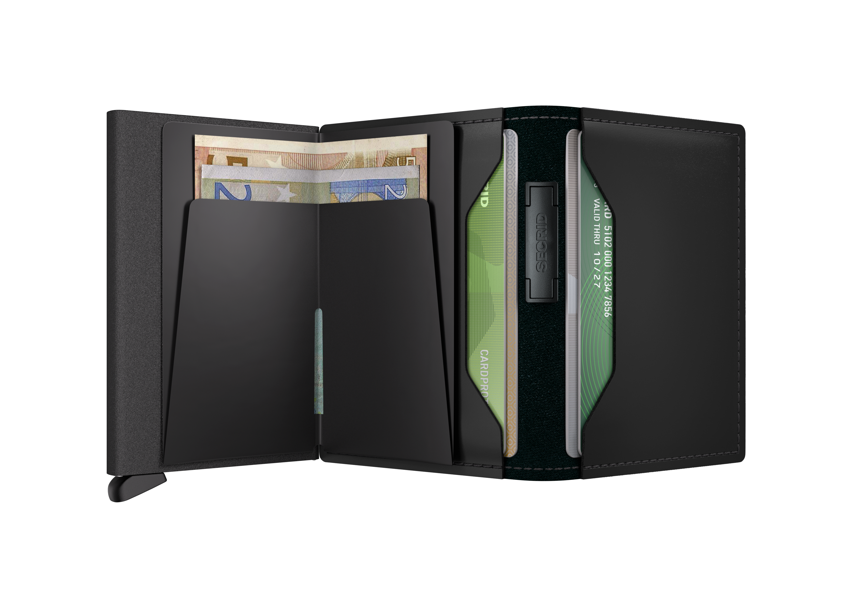 Secrid Matte Bandwallet - Black&Green 3