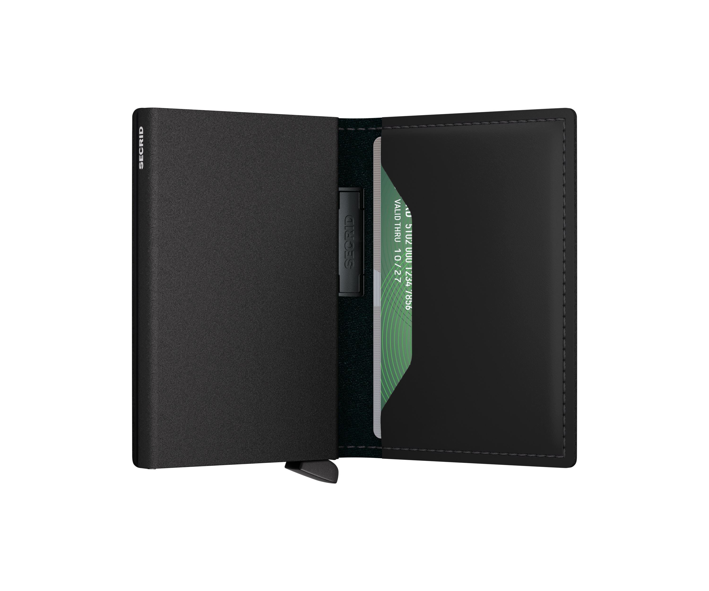 Secrid Matte Bandwallet - Black&Green 4