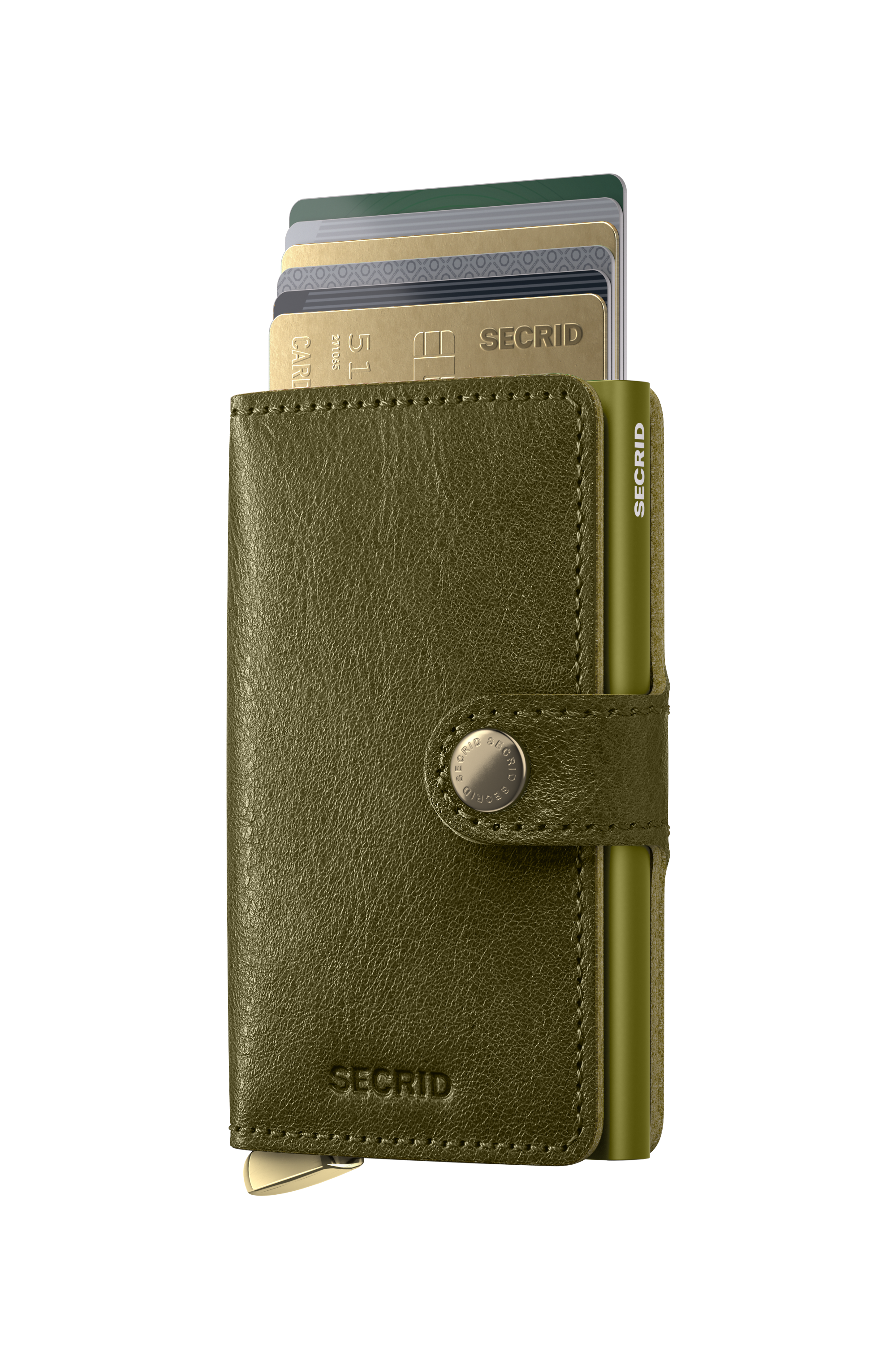 Secrid Miniwallet+ Basco - Olive 2