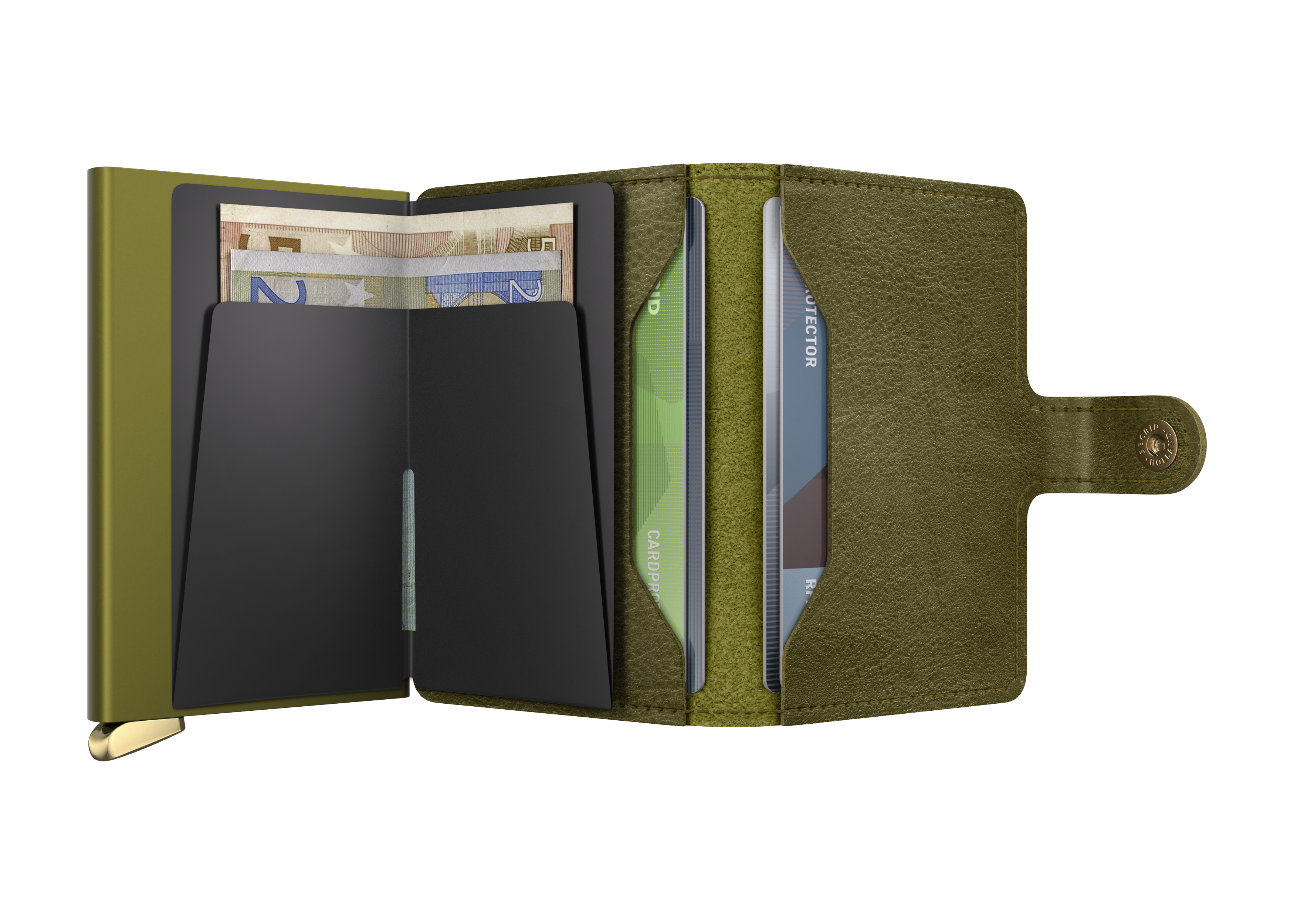 Secrid Miniwallet+ Basco - Olive 4
