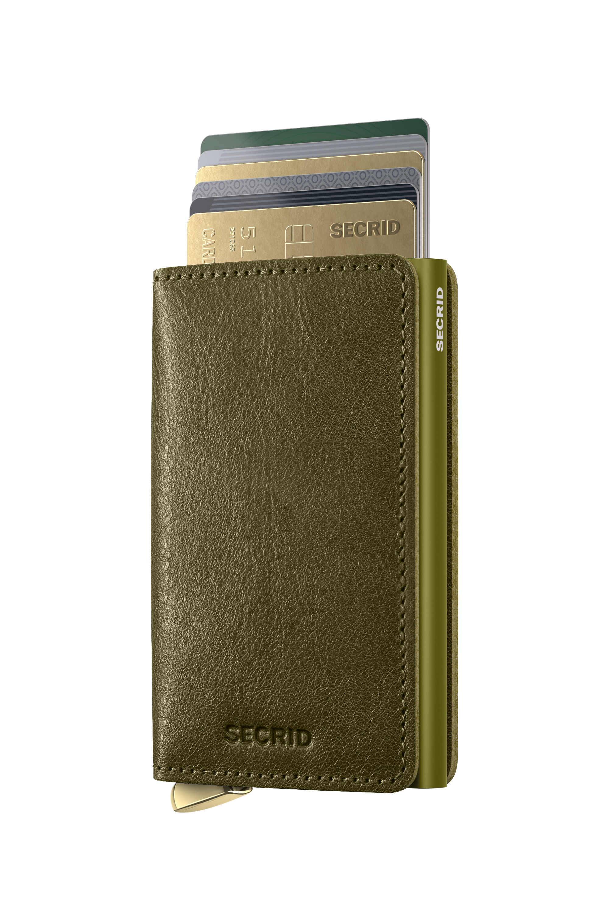 Secrid Slimwallet+ Basco - Olive 2