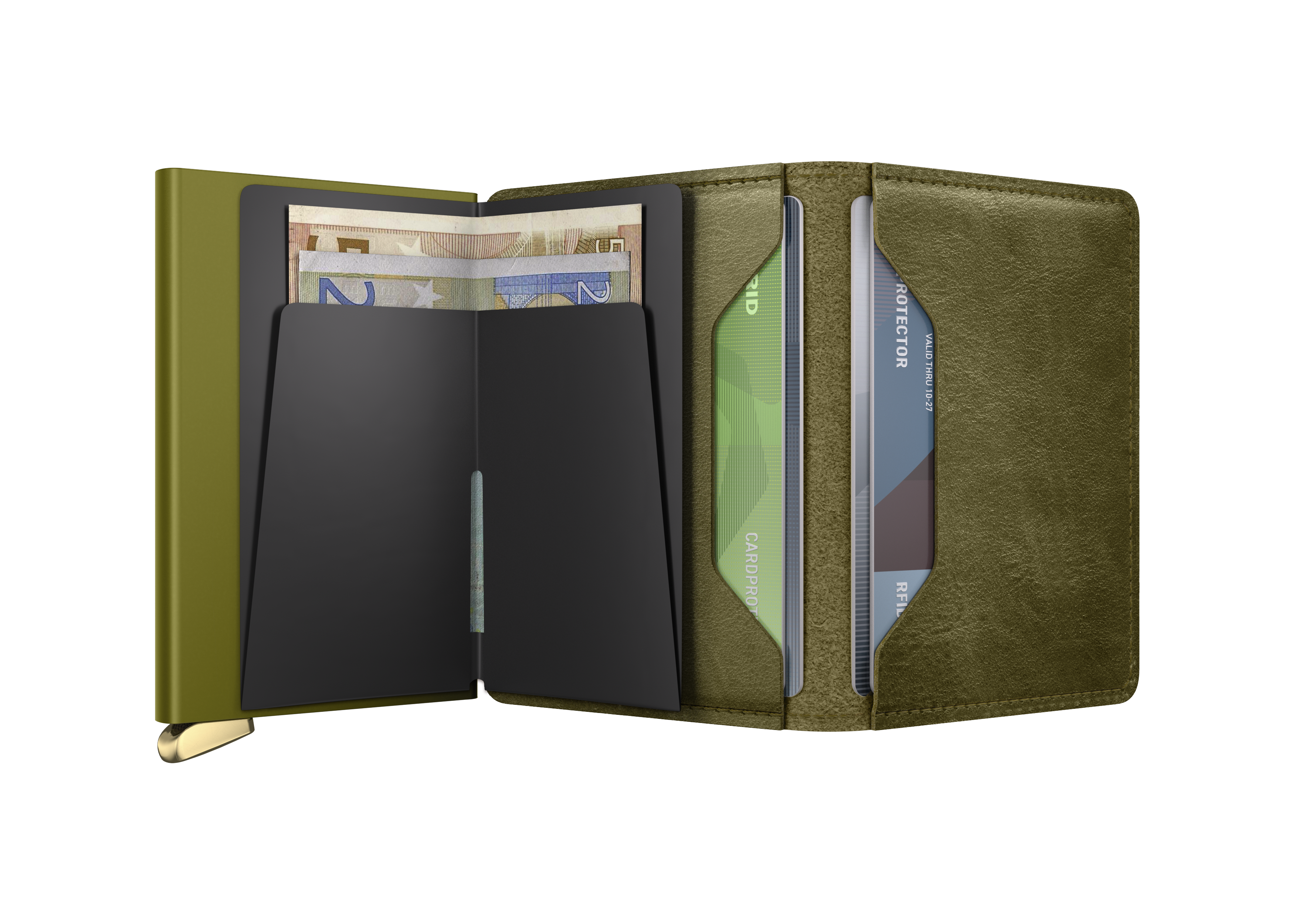 Secrid Slimwallet+ Basco - Olive 4