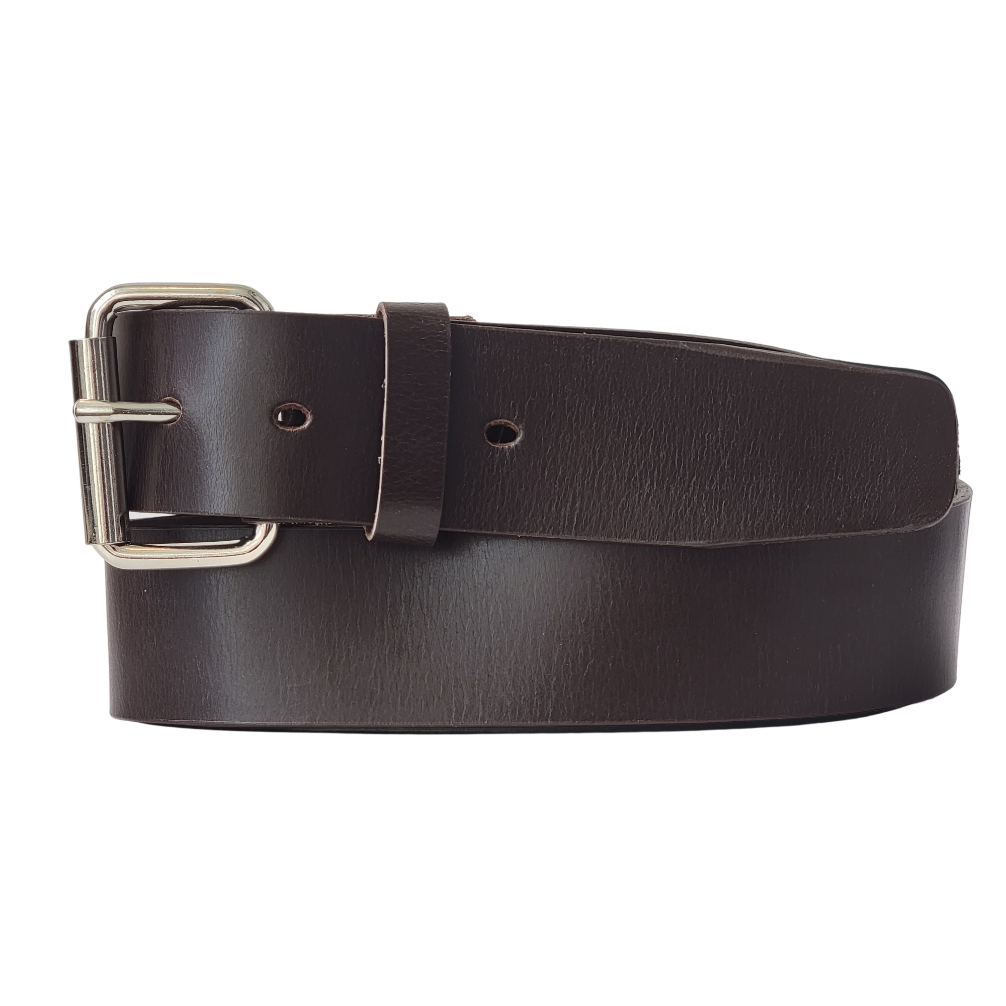 Ceinture Karina pour femme, large, en cuir de bride anglaise 