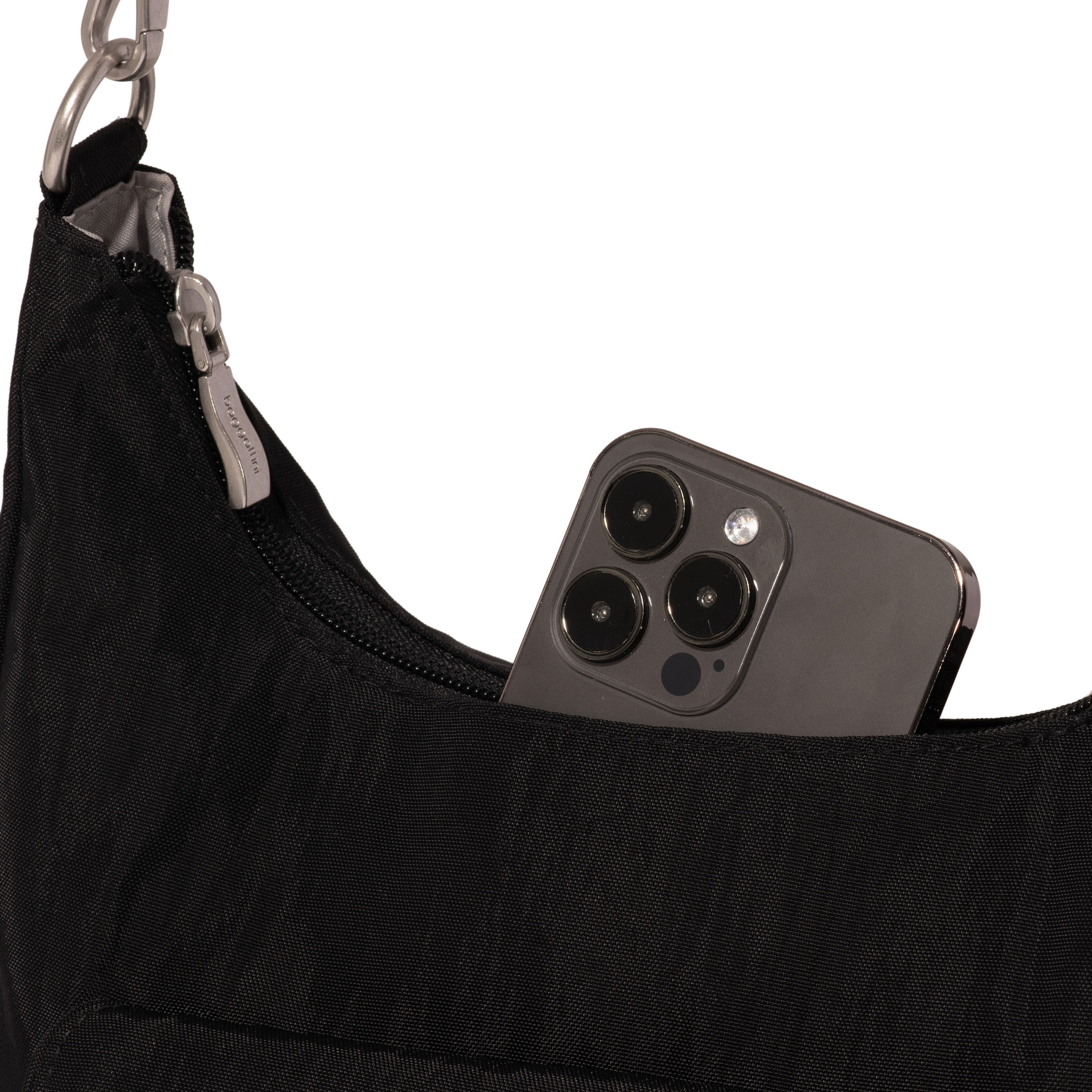 Coastal Flip Lock Half Moon Bag 22