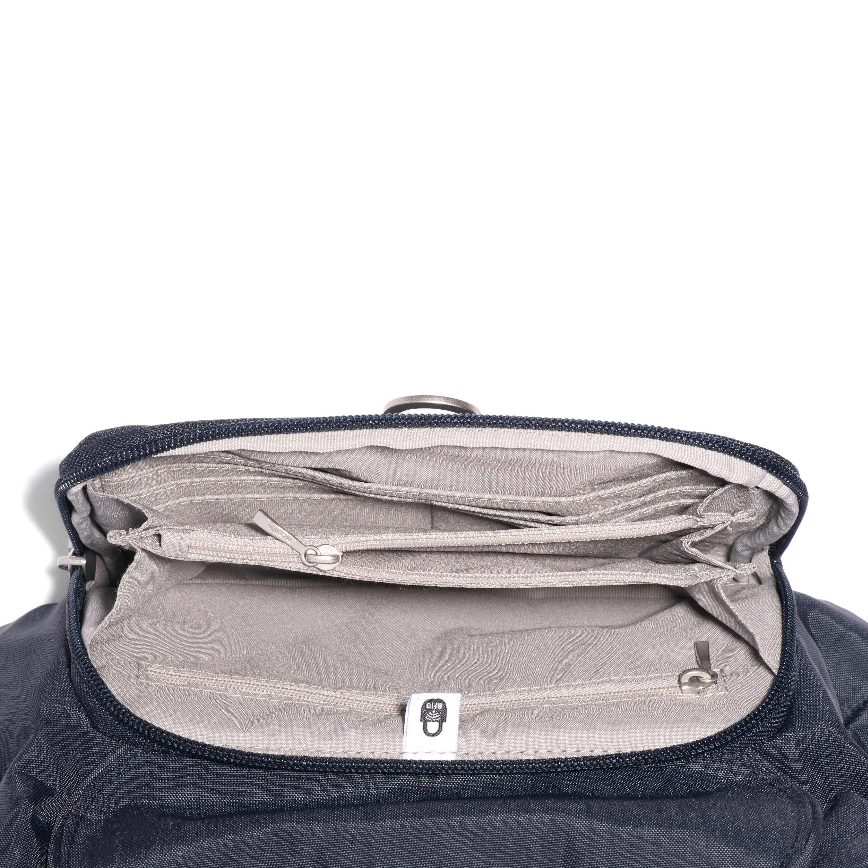 Coastal Flip Lock Half Moon Bag 17