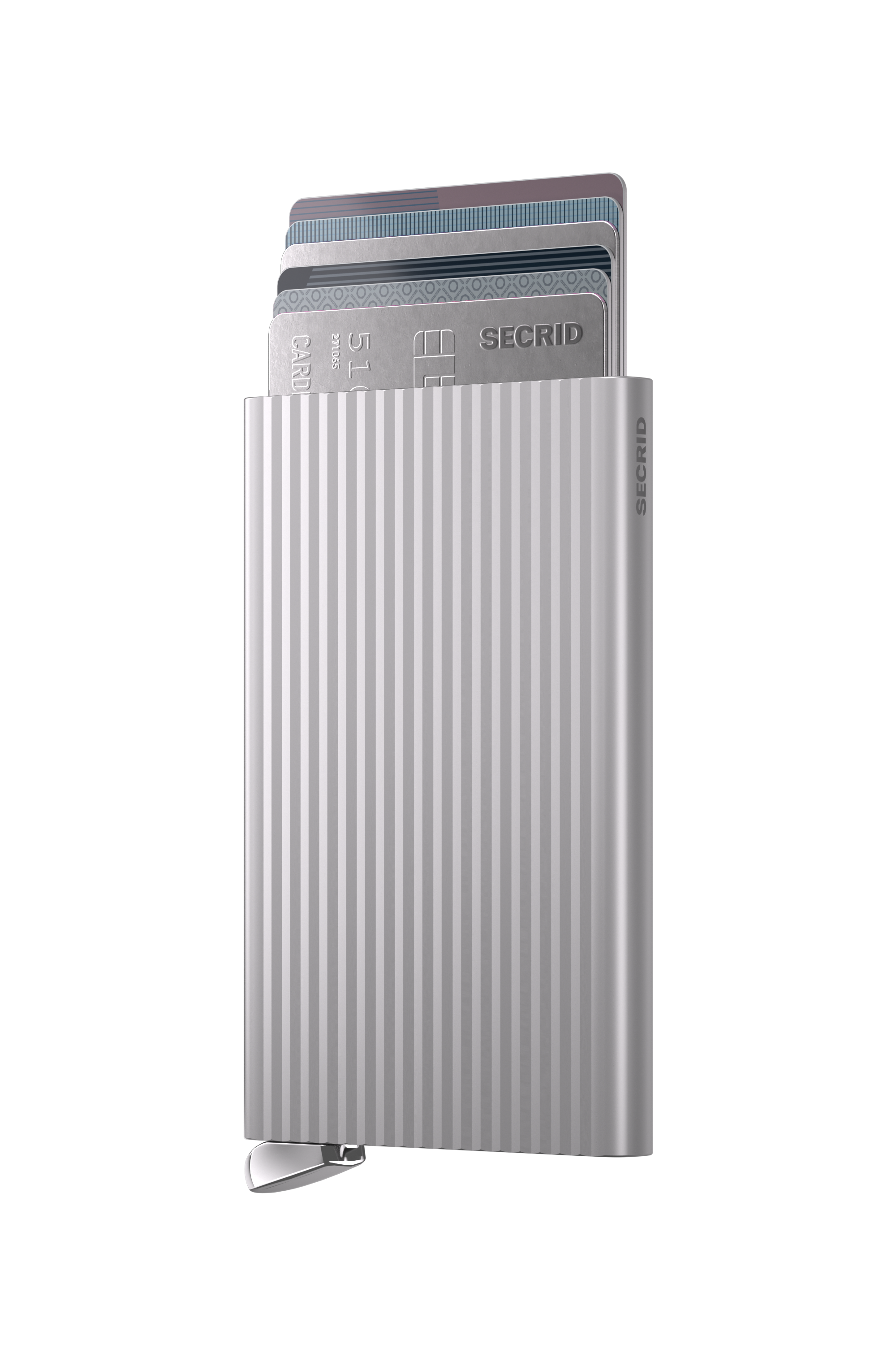 Secrid Cardprotector+ Fluted - Silver 2