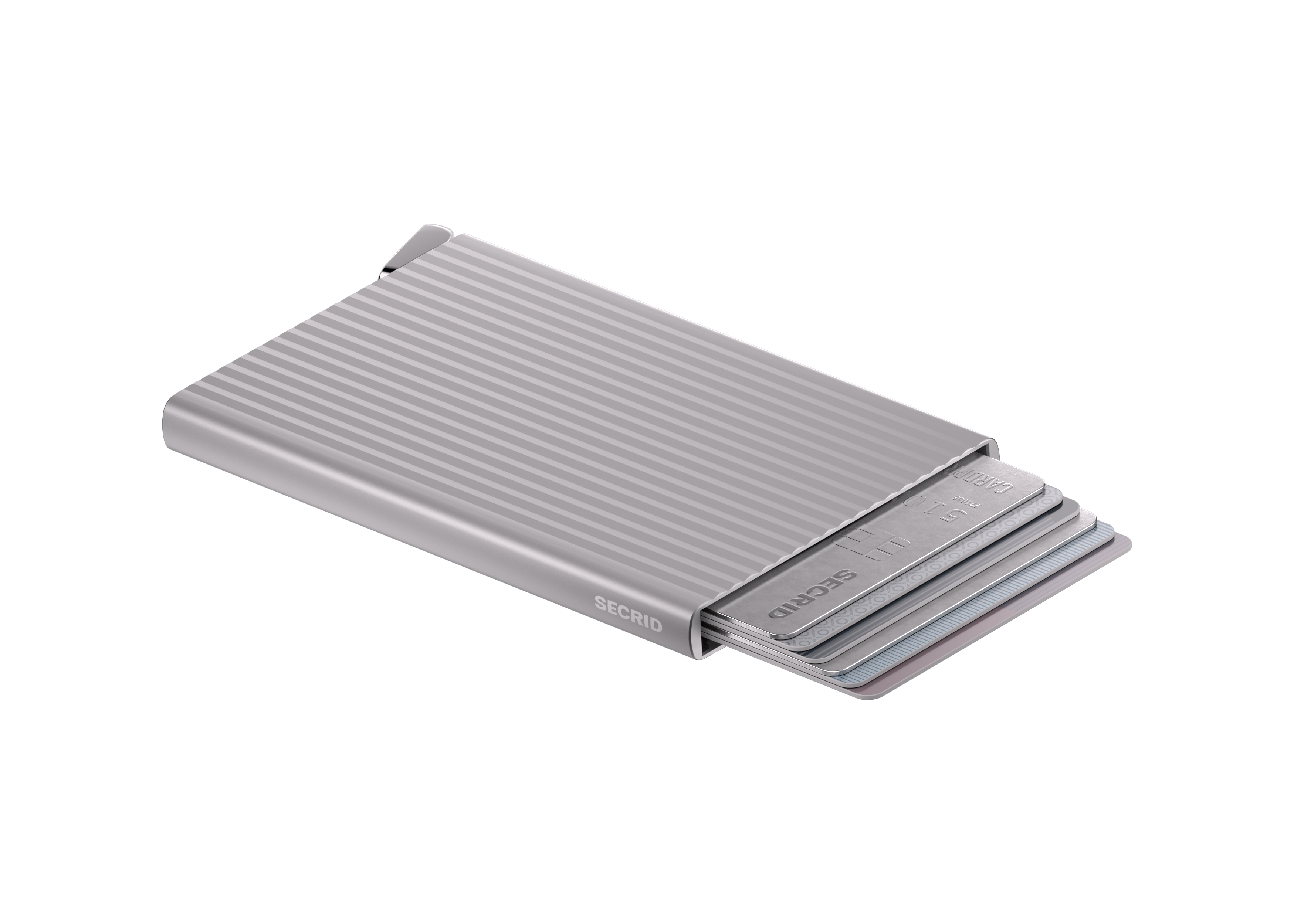 Secrid Cardprotector+ Fluted - Silver 4