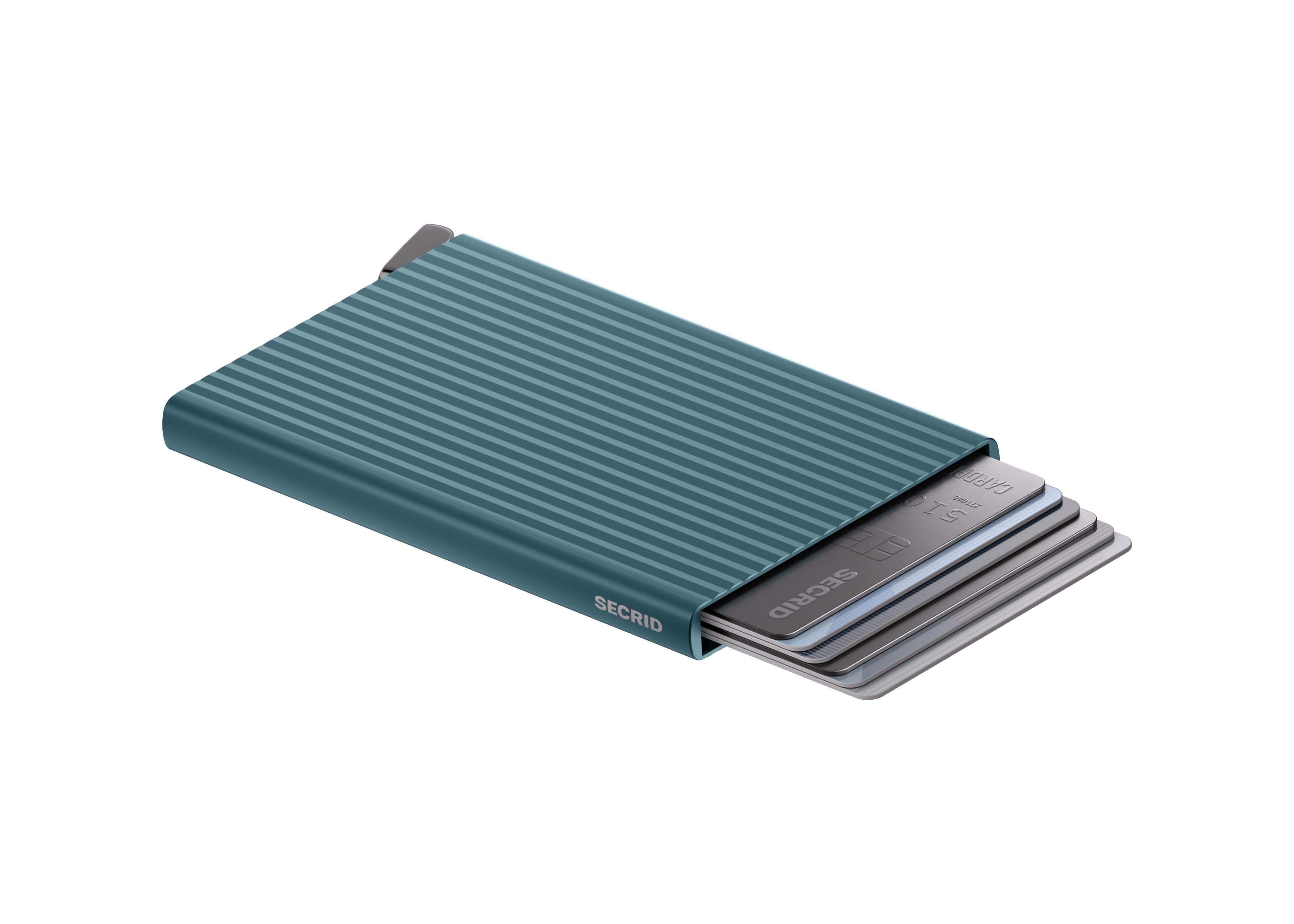 Secrid Cardprotector+ Fluted - Teal 4