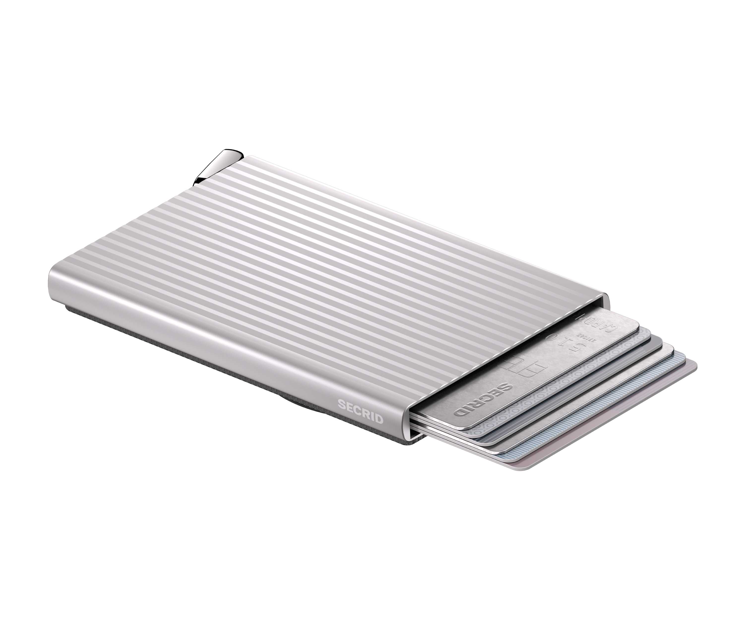 Secrid Cardprotector+ Fluted For Magsafe - Silver 4