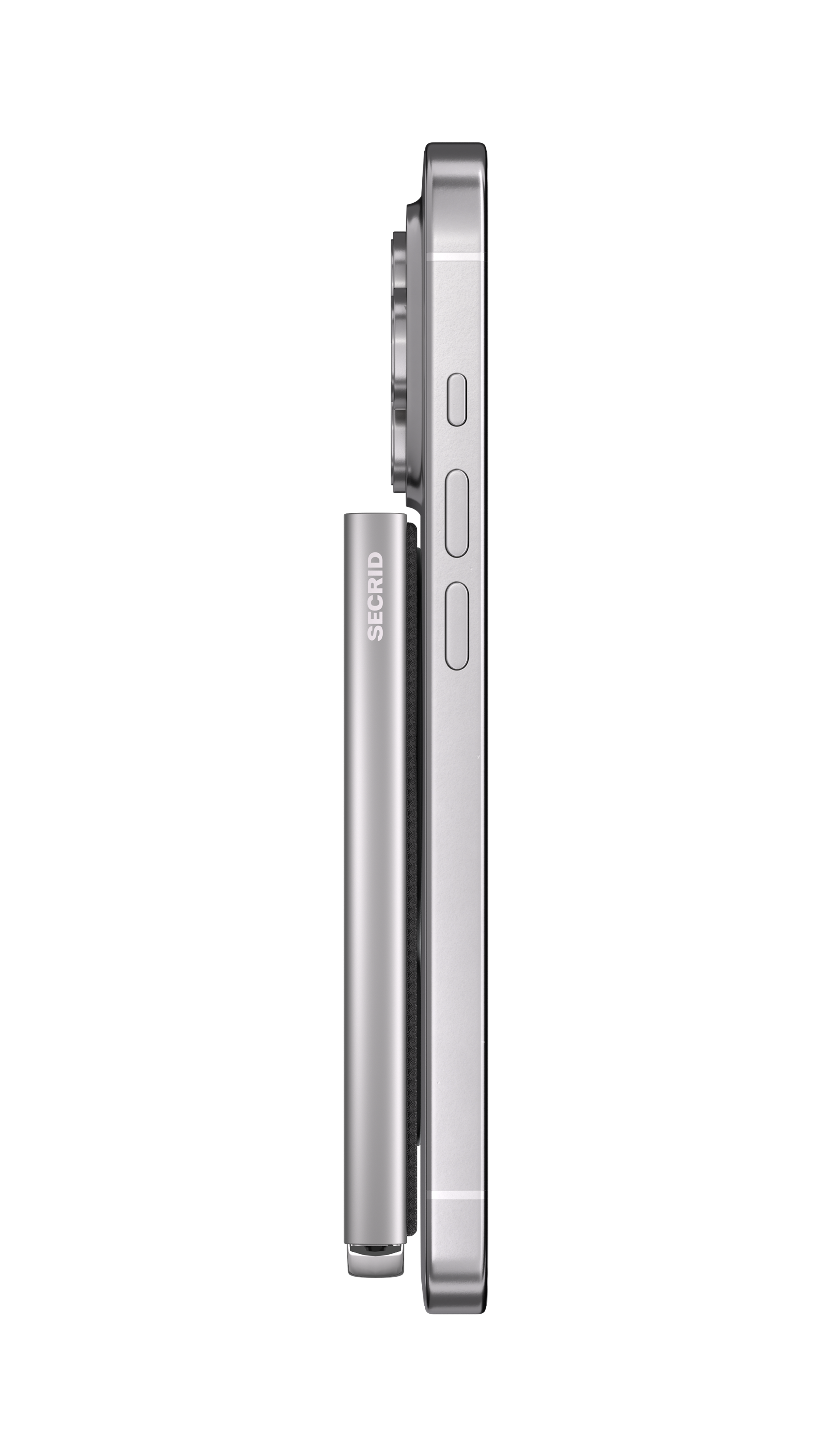 Secrid Cardprotector+ Fluted For Magsafe - Silver 5