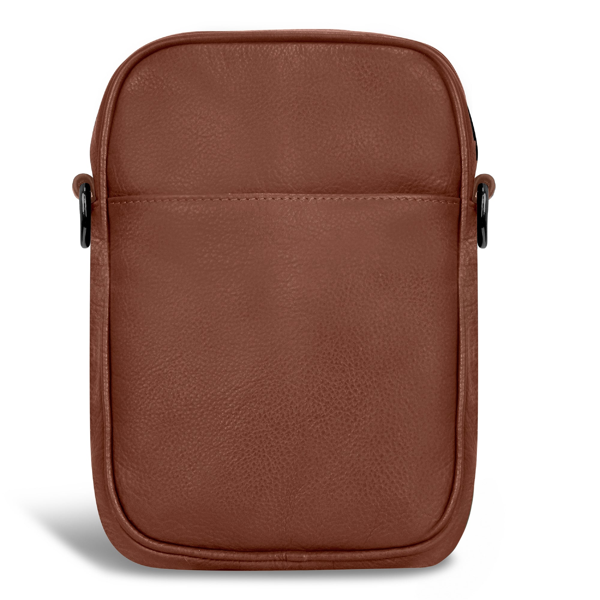 Onyx / Leather Vertical Crossbody Bag 7