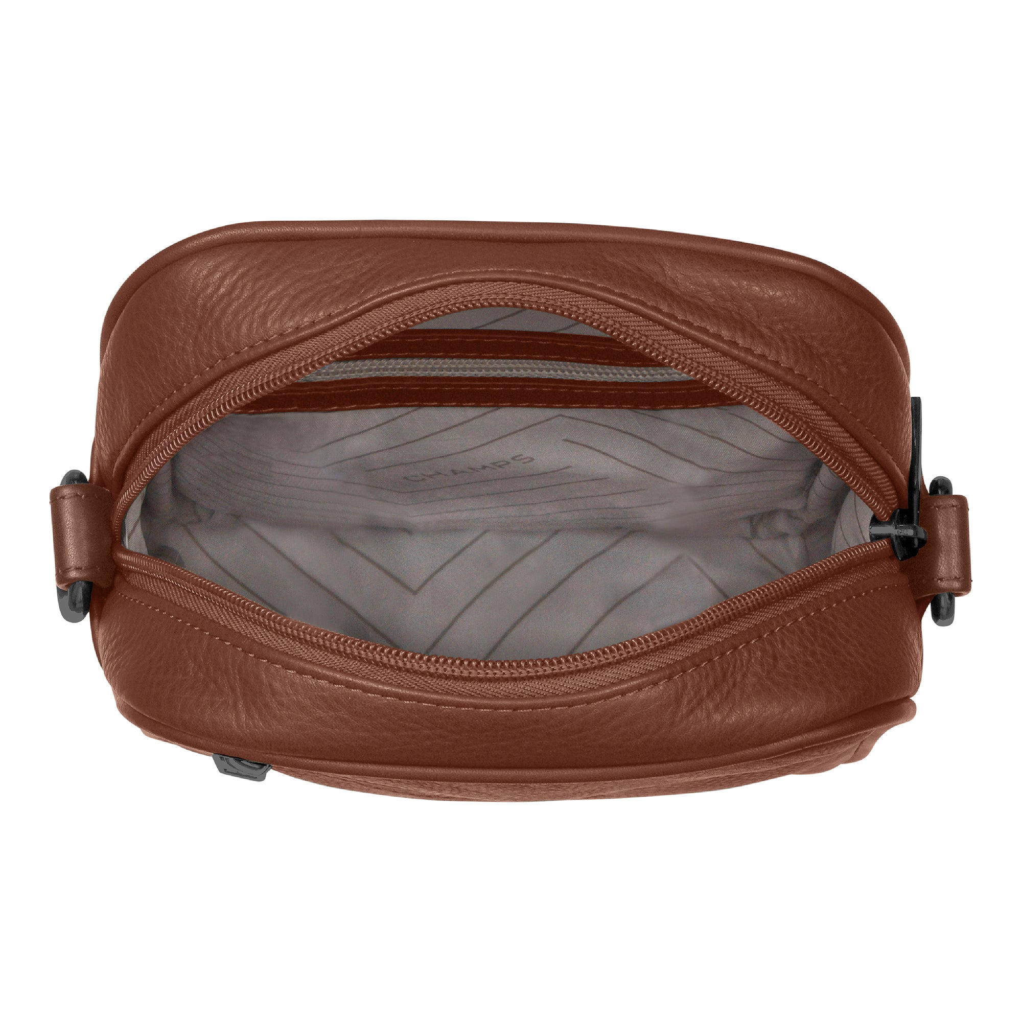 Onyx / Leather Vertical Crossbody Bag 10