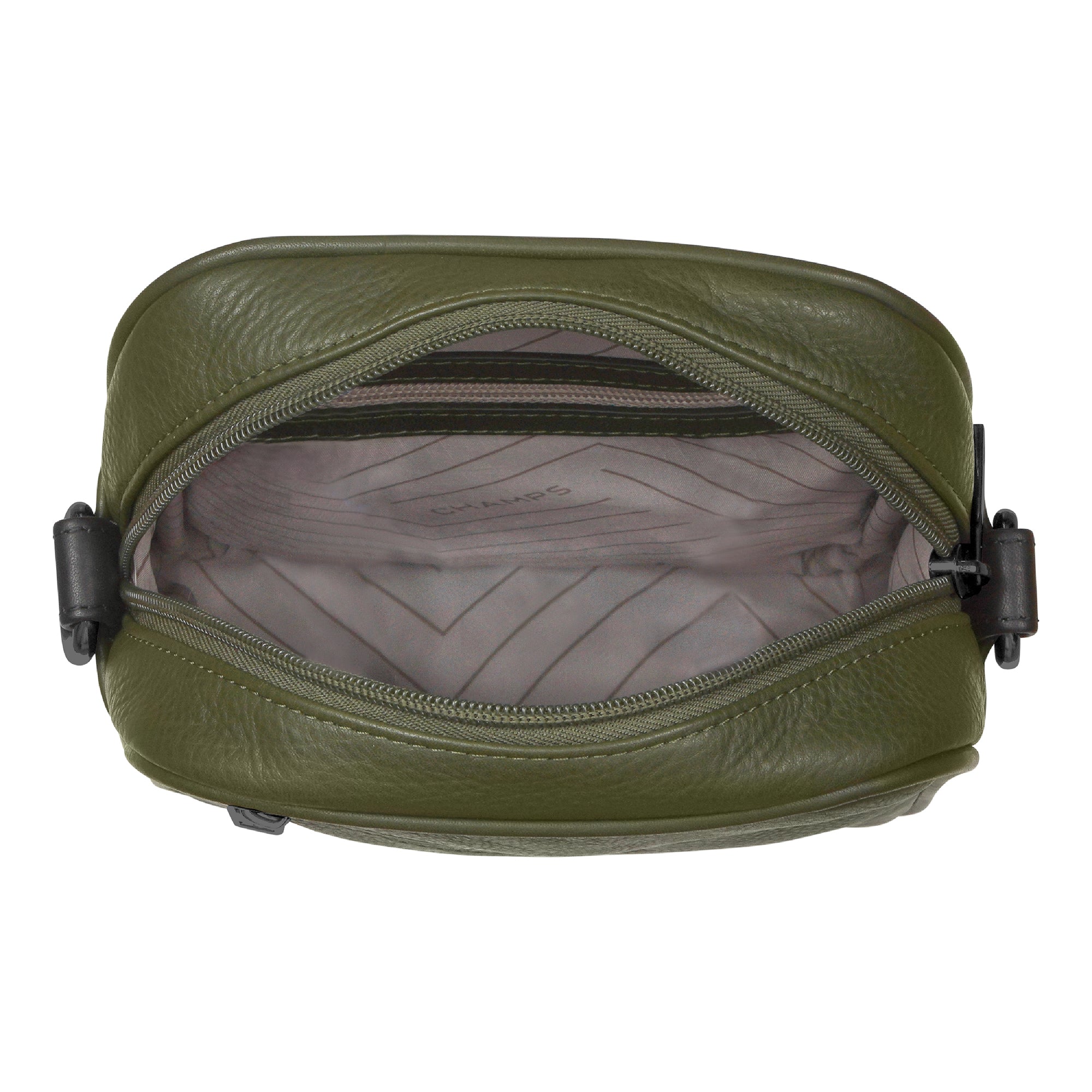Onyx / Leather Vertical Crossbody Bag 15