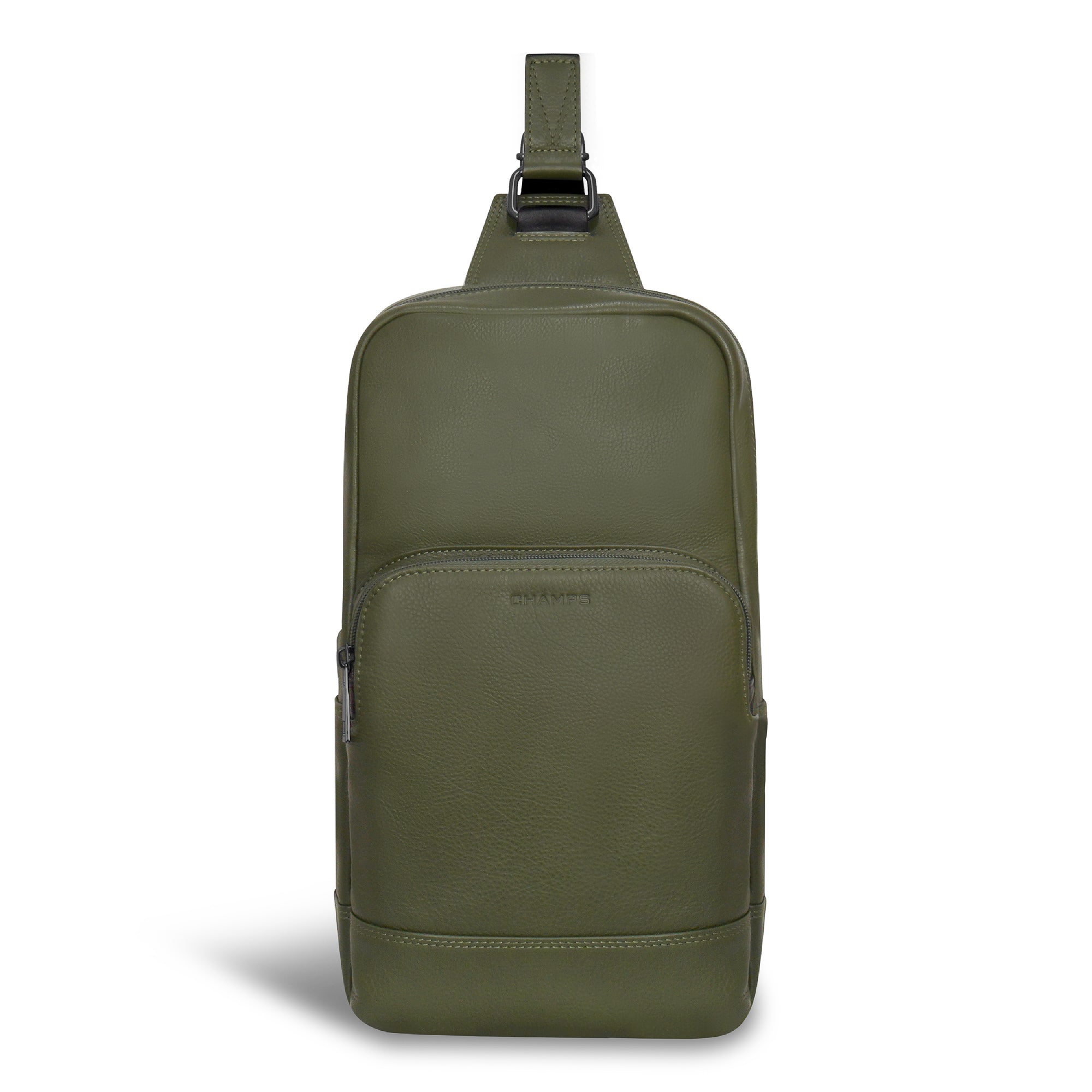 Onyx / Leather Sling Bag 15
