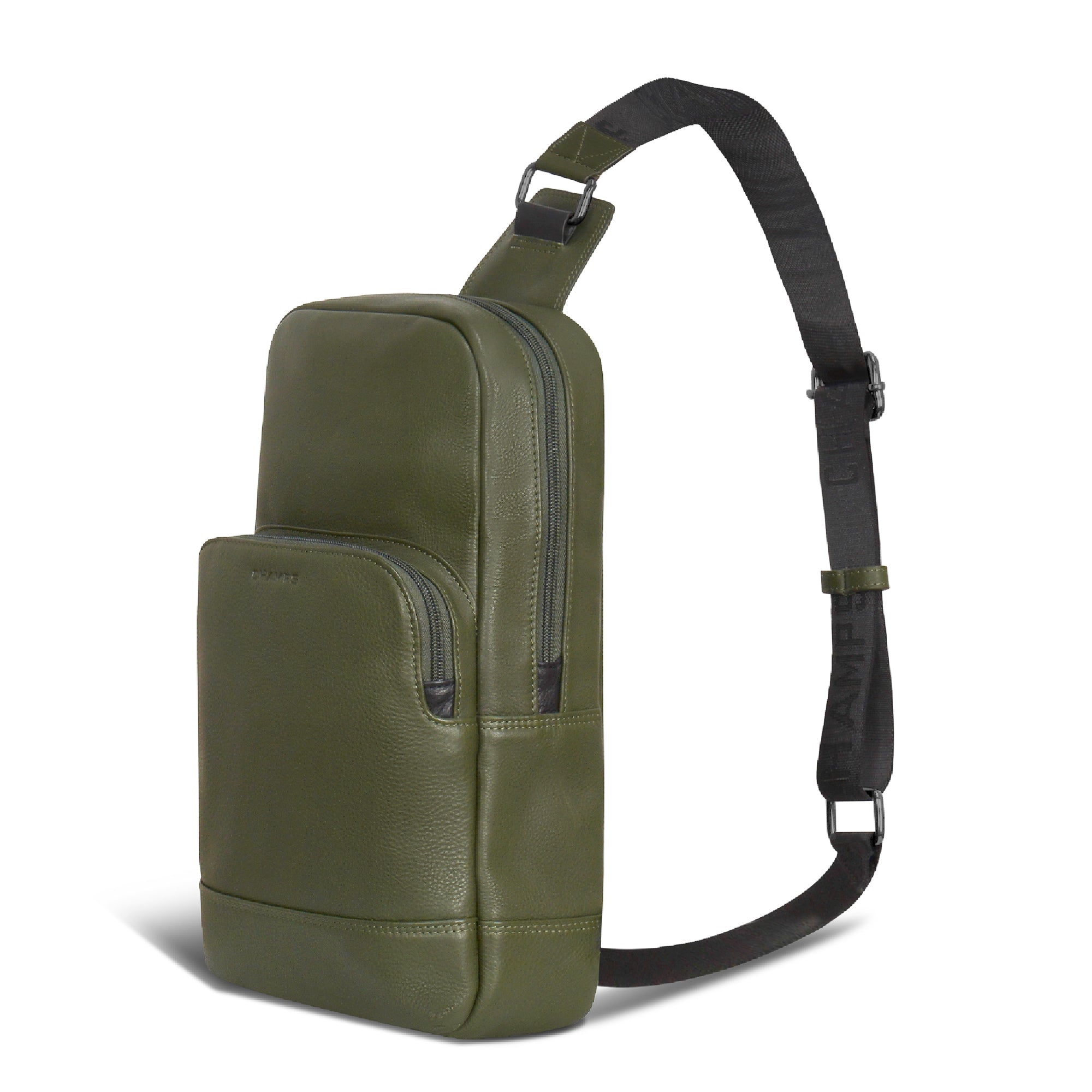Onyx / Leather Sling Bag 17
