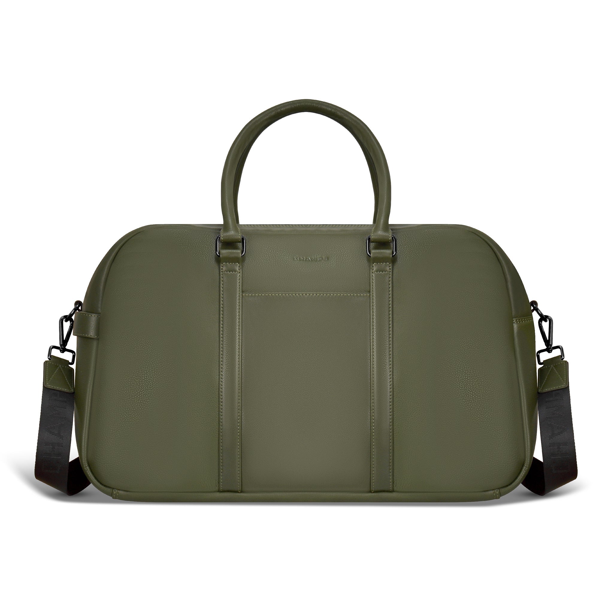 Onyx / Leather Duffle Bag 20
