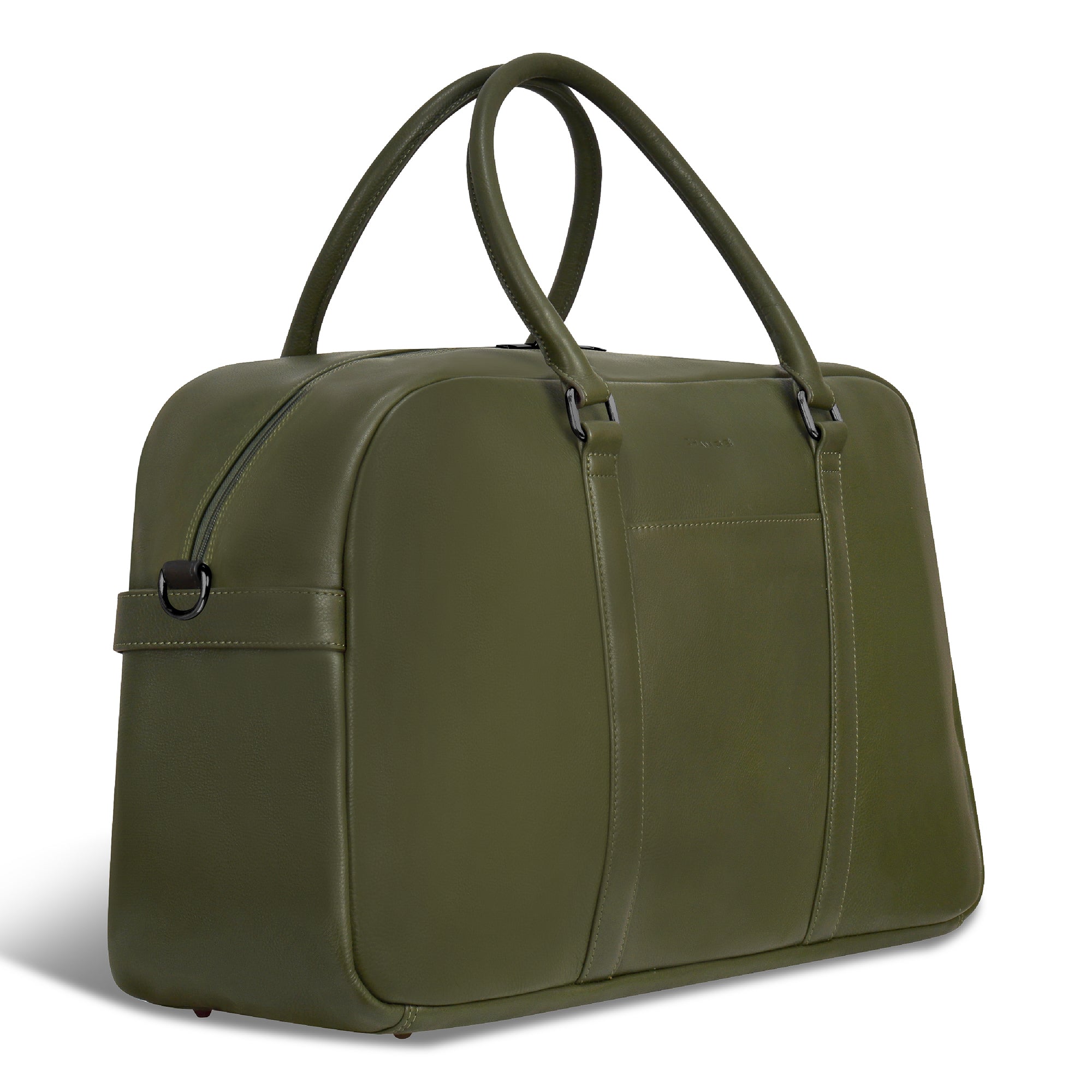 Onyx / Leather Duffle Bag 23