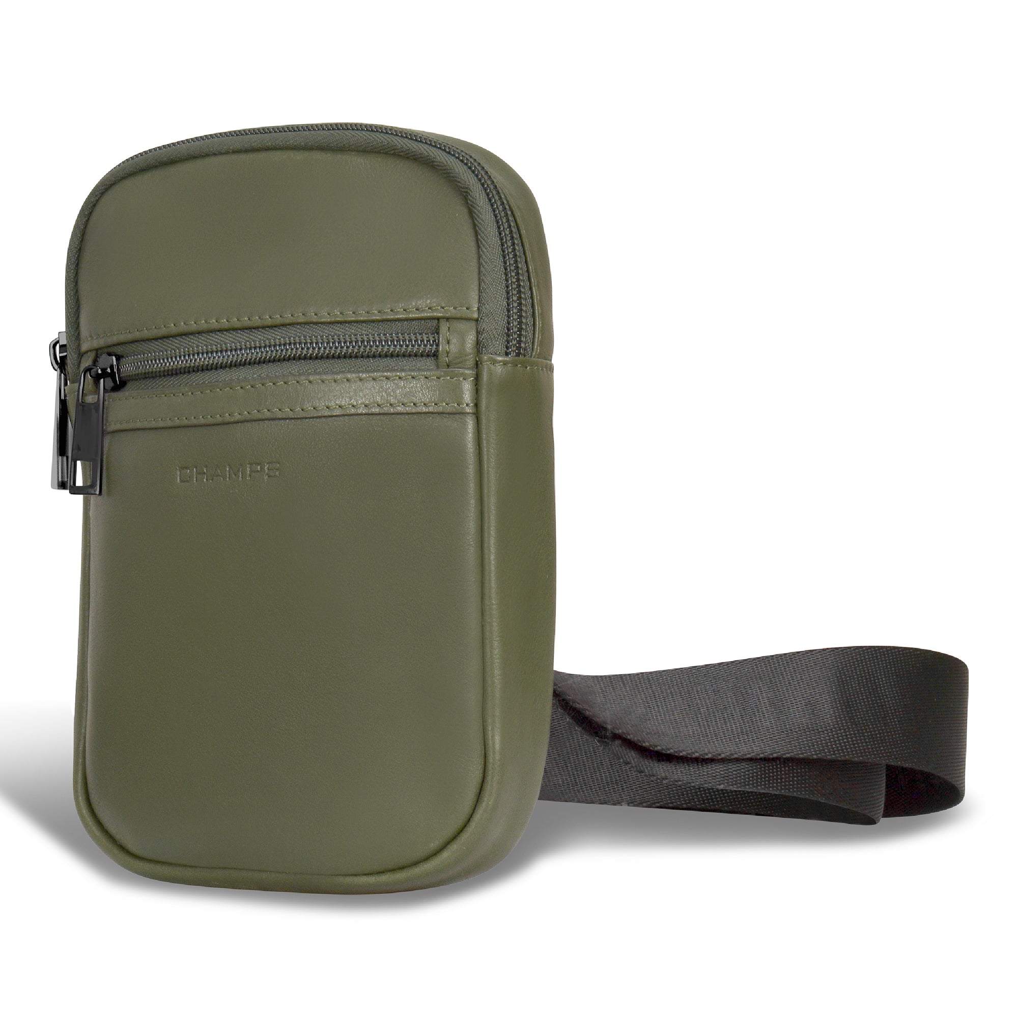 Onyx / Leather Holster Crossbody Bag 15
