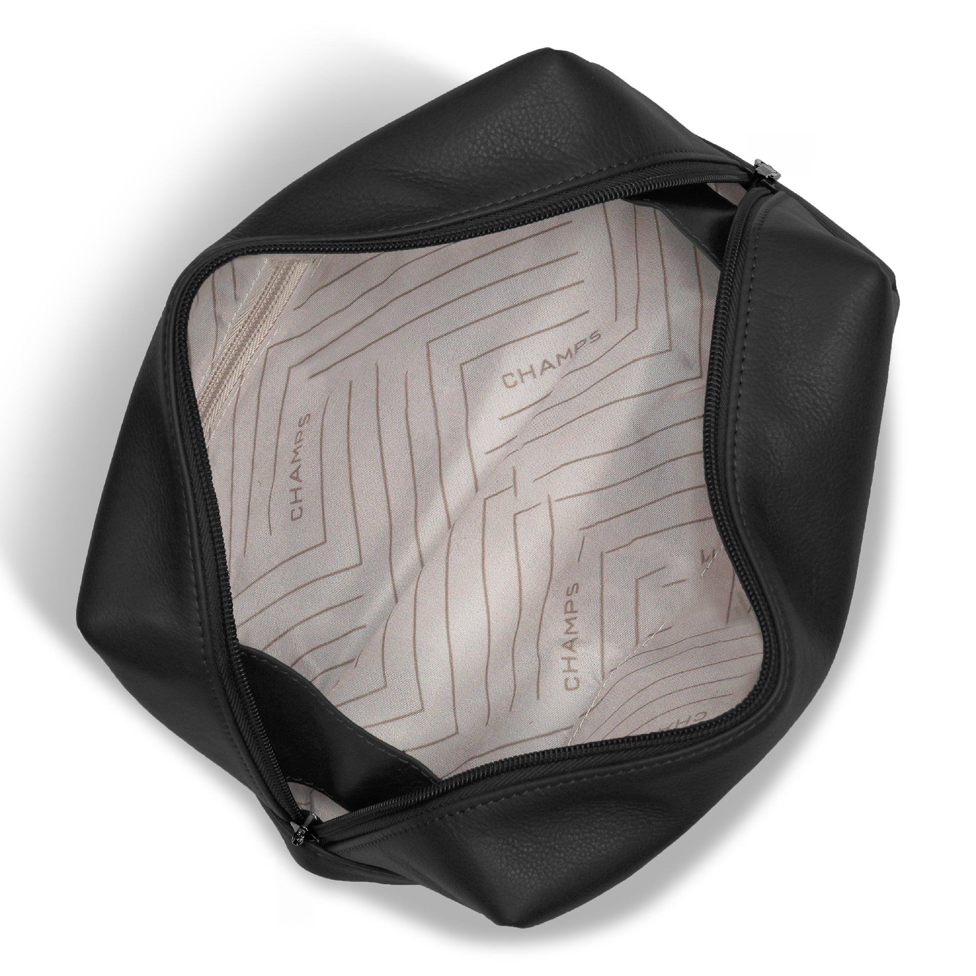 Onyx / Leather Toiletry Bag 5