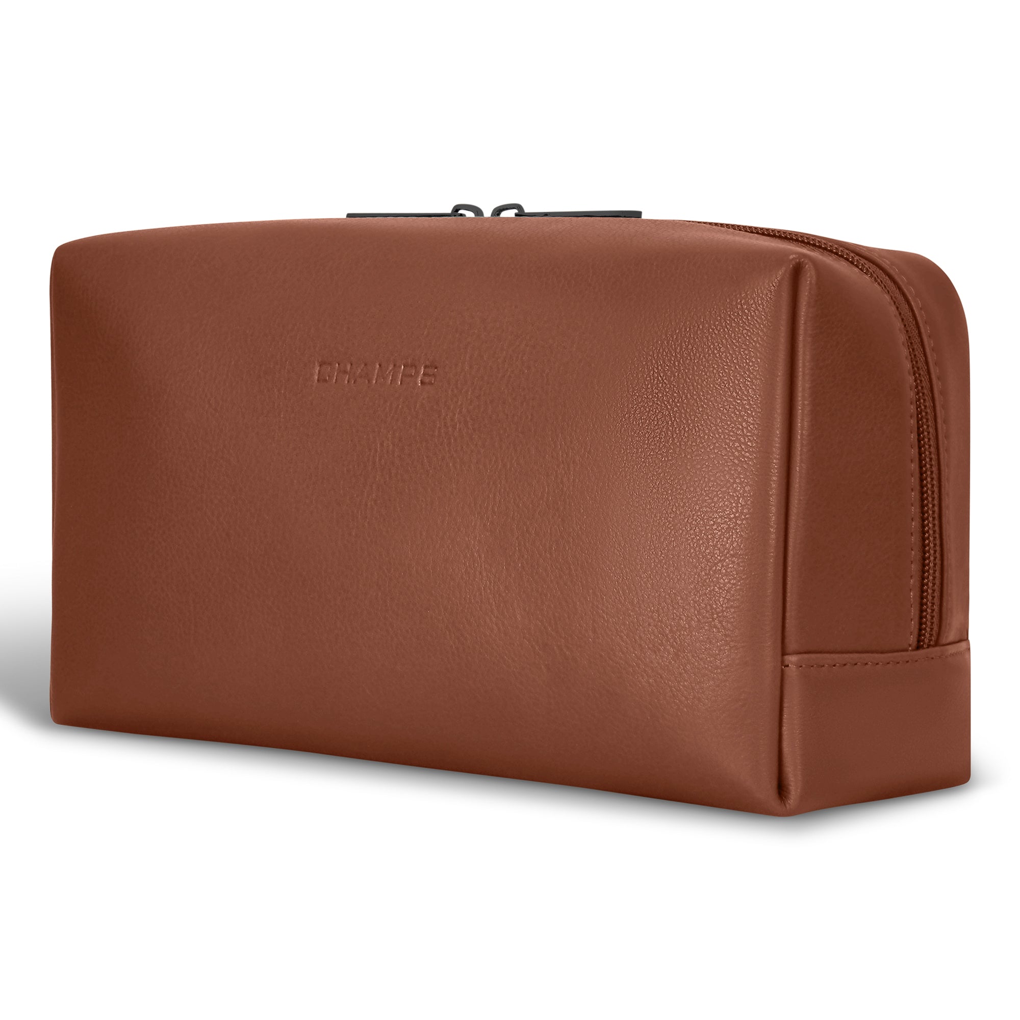 Onyx / Leather Toiletry Bag 8