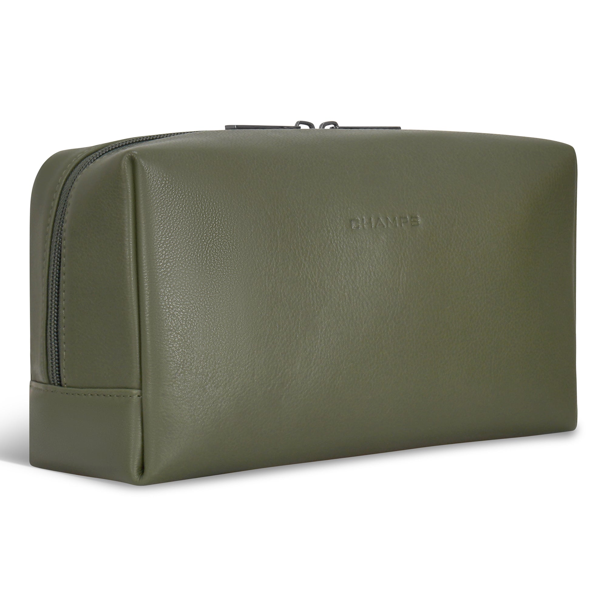 Onyx / Leather Toiletry Bag 15