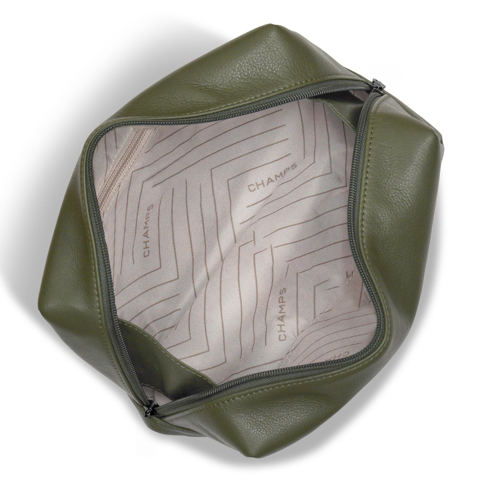 Onyx / Leather Toiletry Bag 17