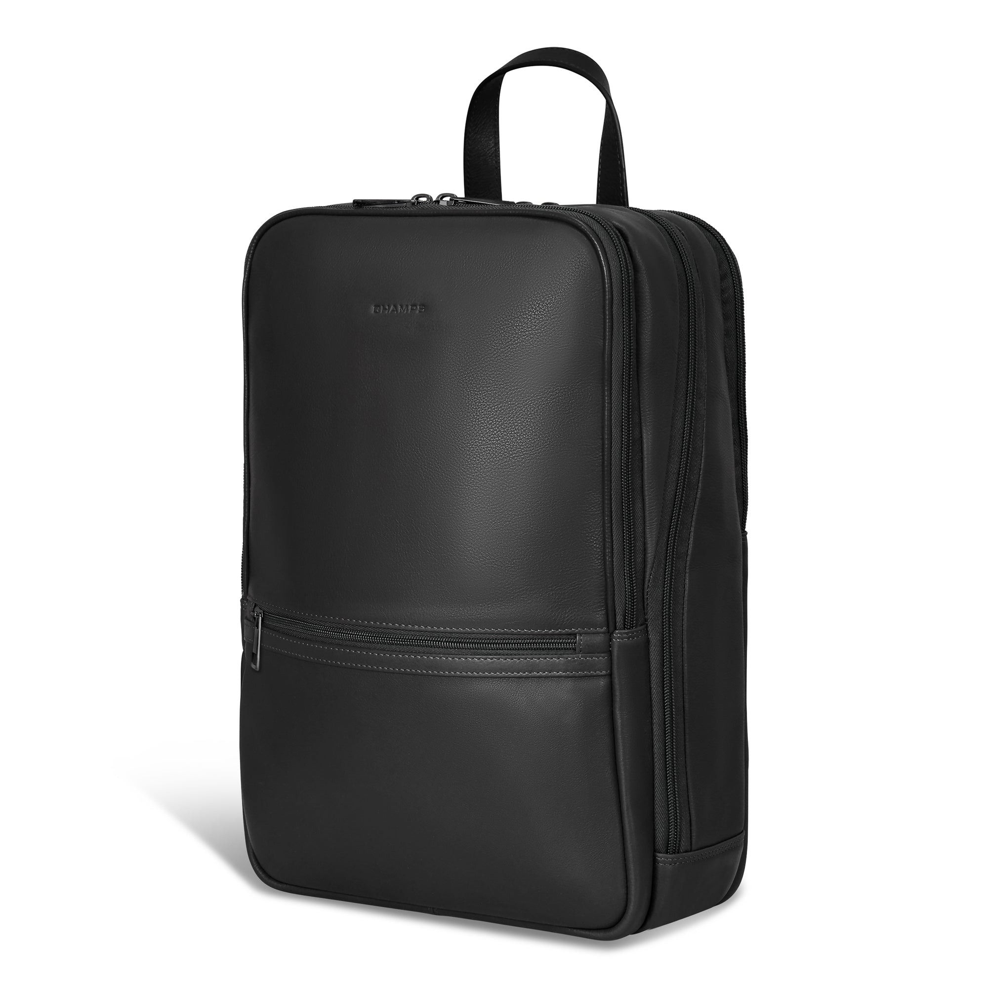 Sac à dos classique en onyx et cuir 3