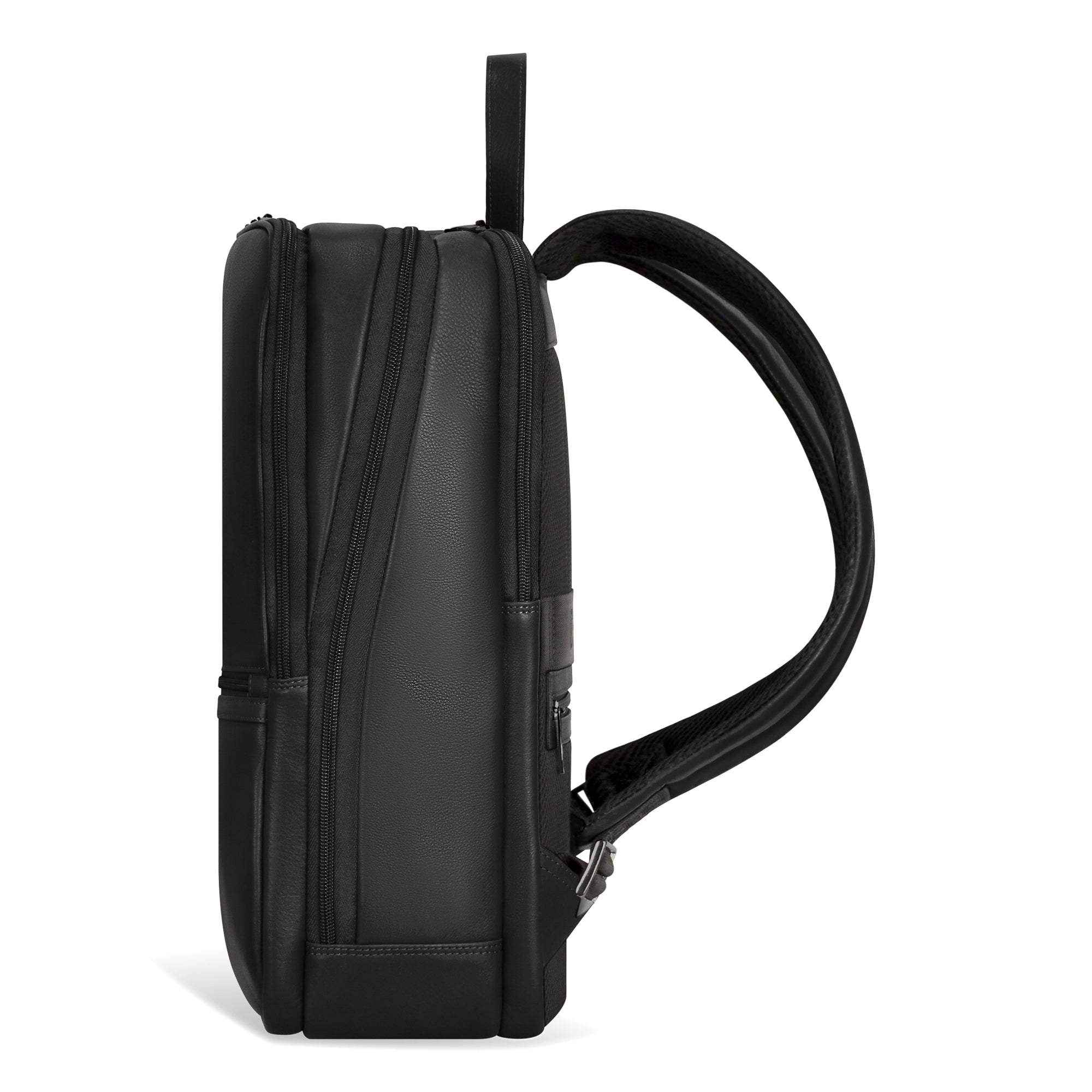Sac à dos classique en onyx et cuir 5
