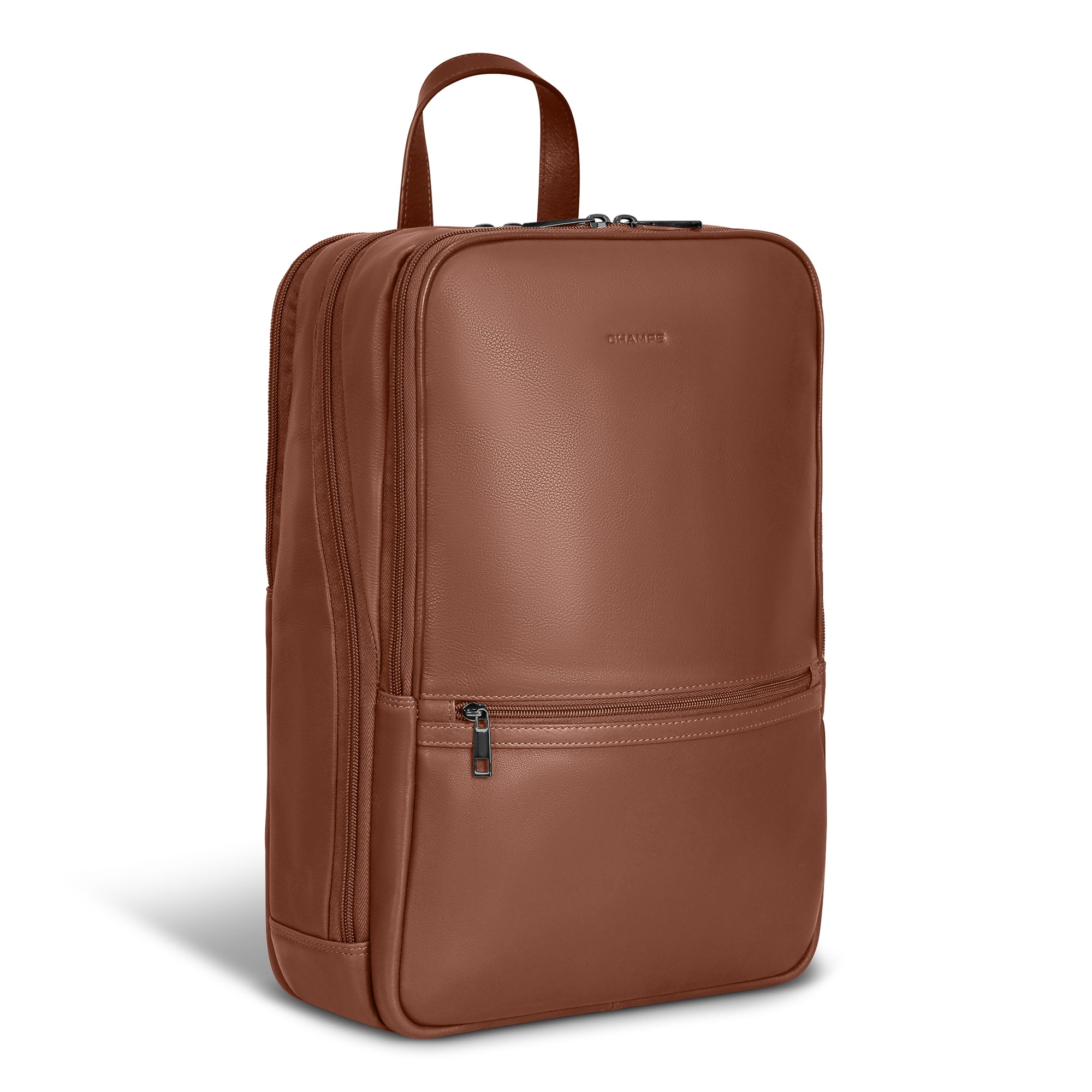Sac à dos classique en onyx et cuir 11