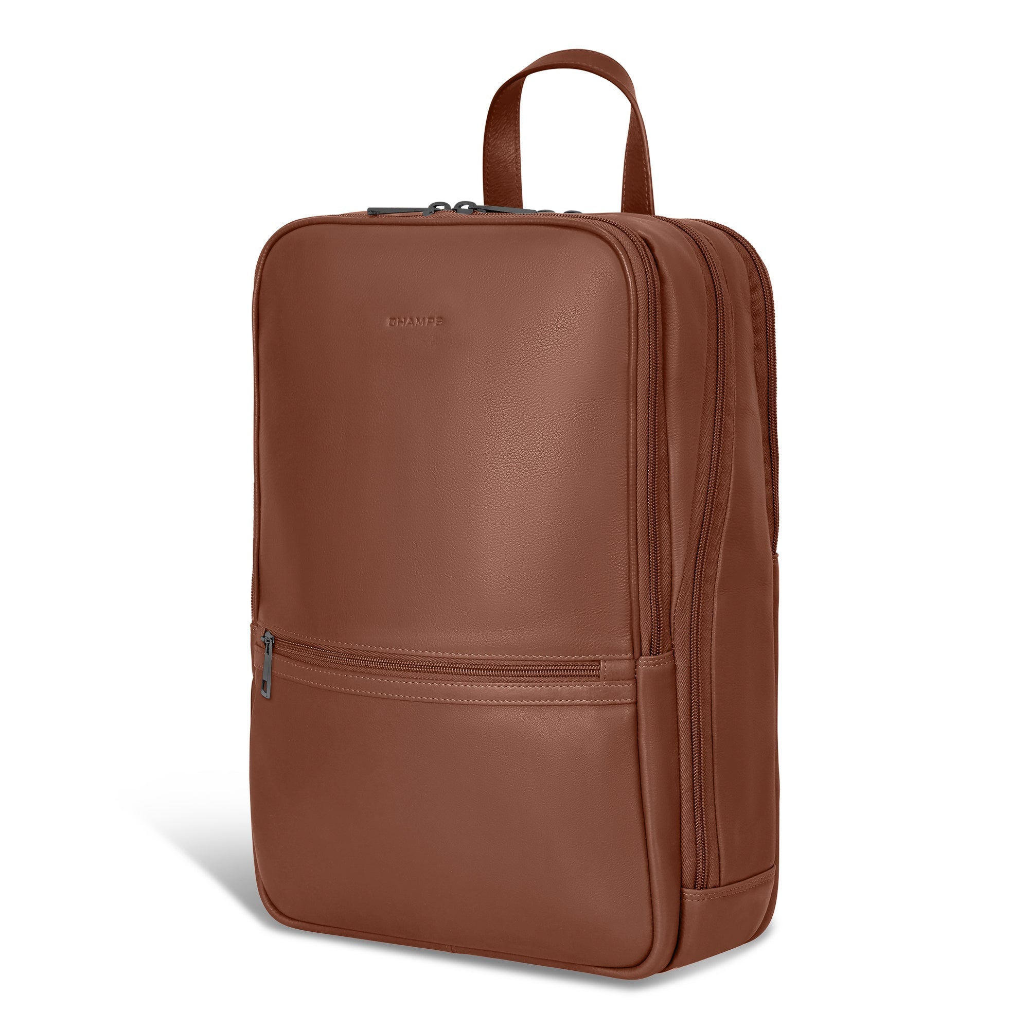Sac à dos classique en onyx et cuir 12