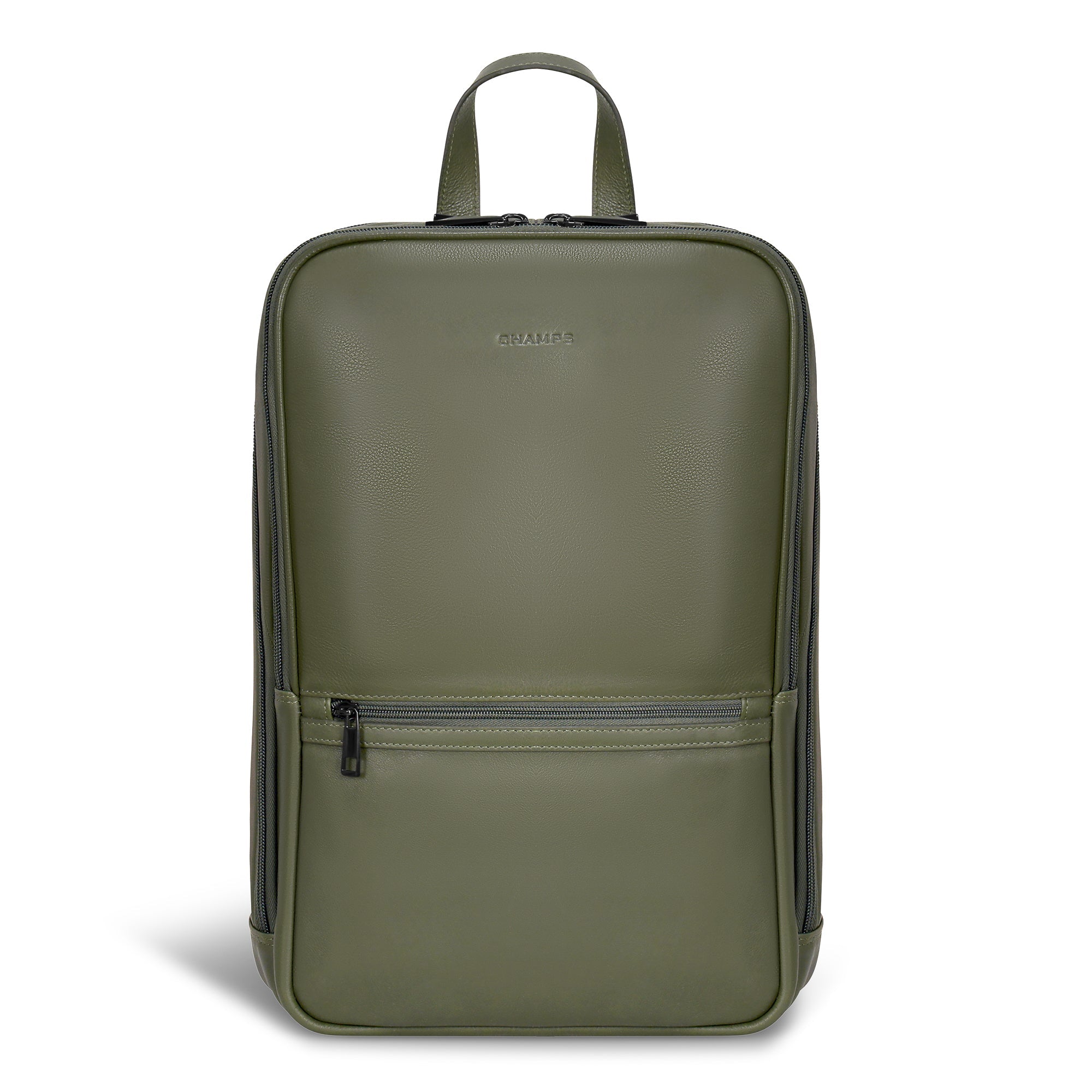 Sac à dos classique en onyx et cuir 19