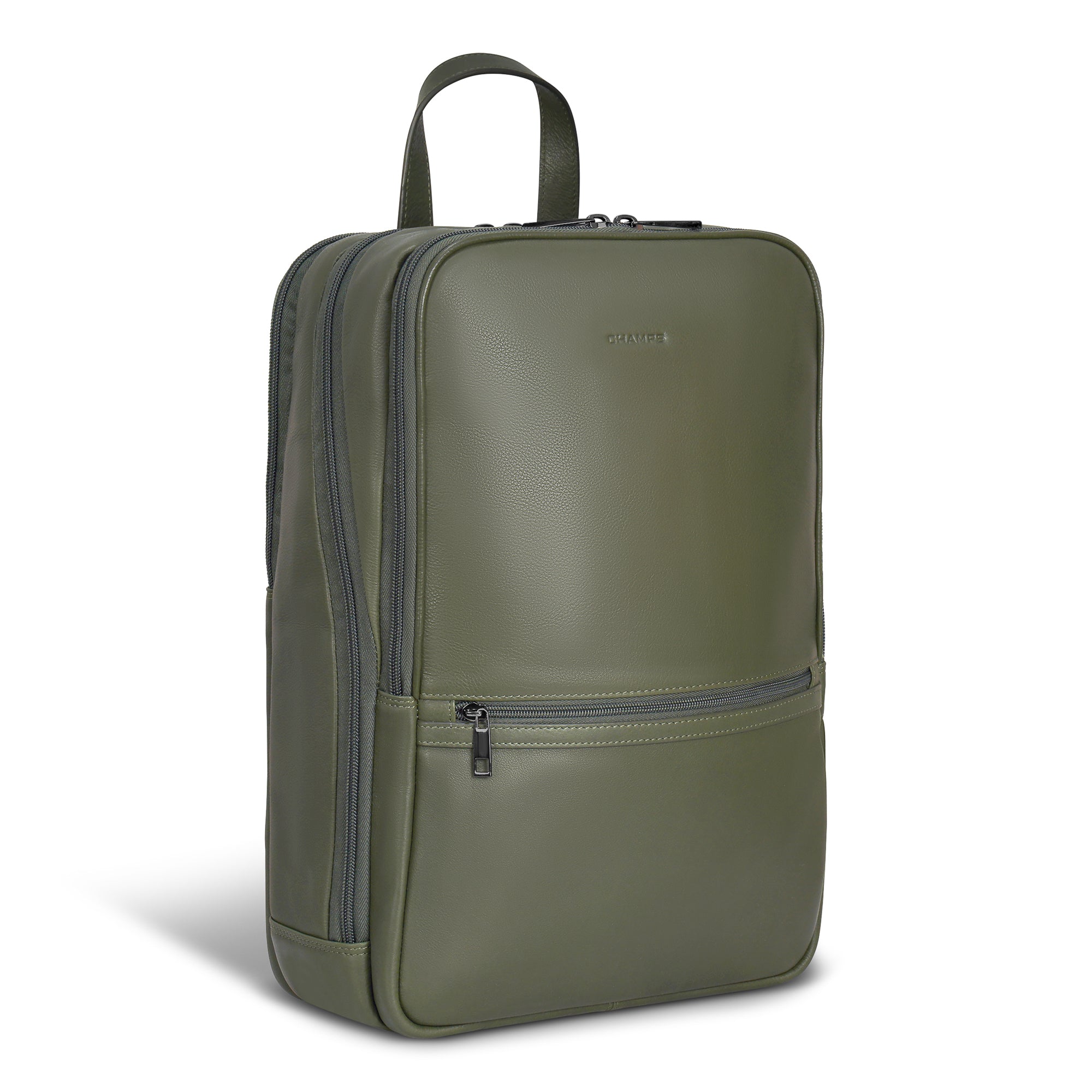 Sac à dos classique en onyx et cuir 20