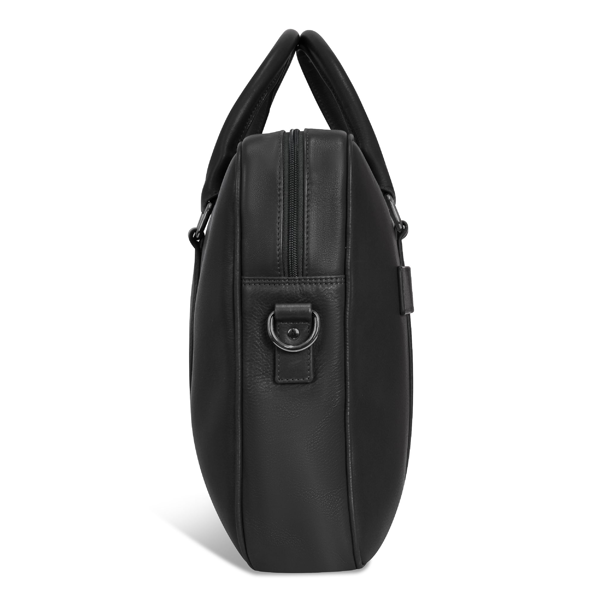 Onyx / Slim Leather Briefcase 5
