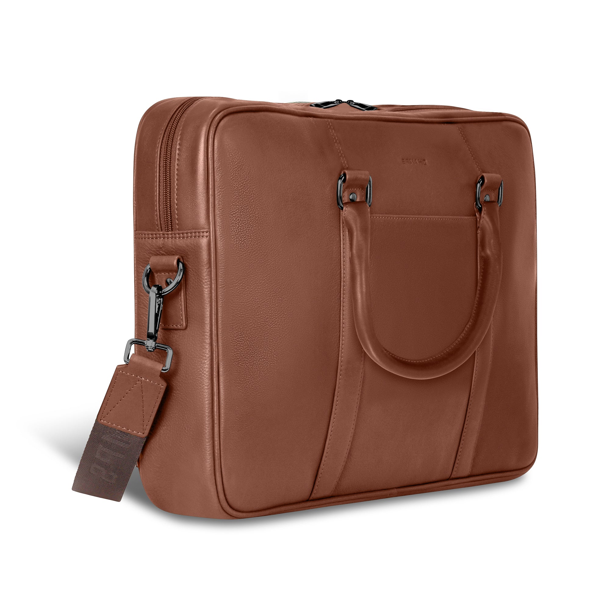 Onyx / Slim Leather Briefcase 11