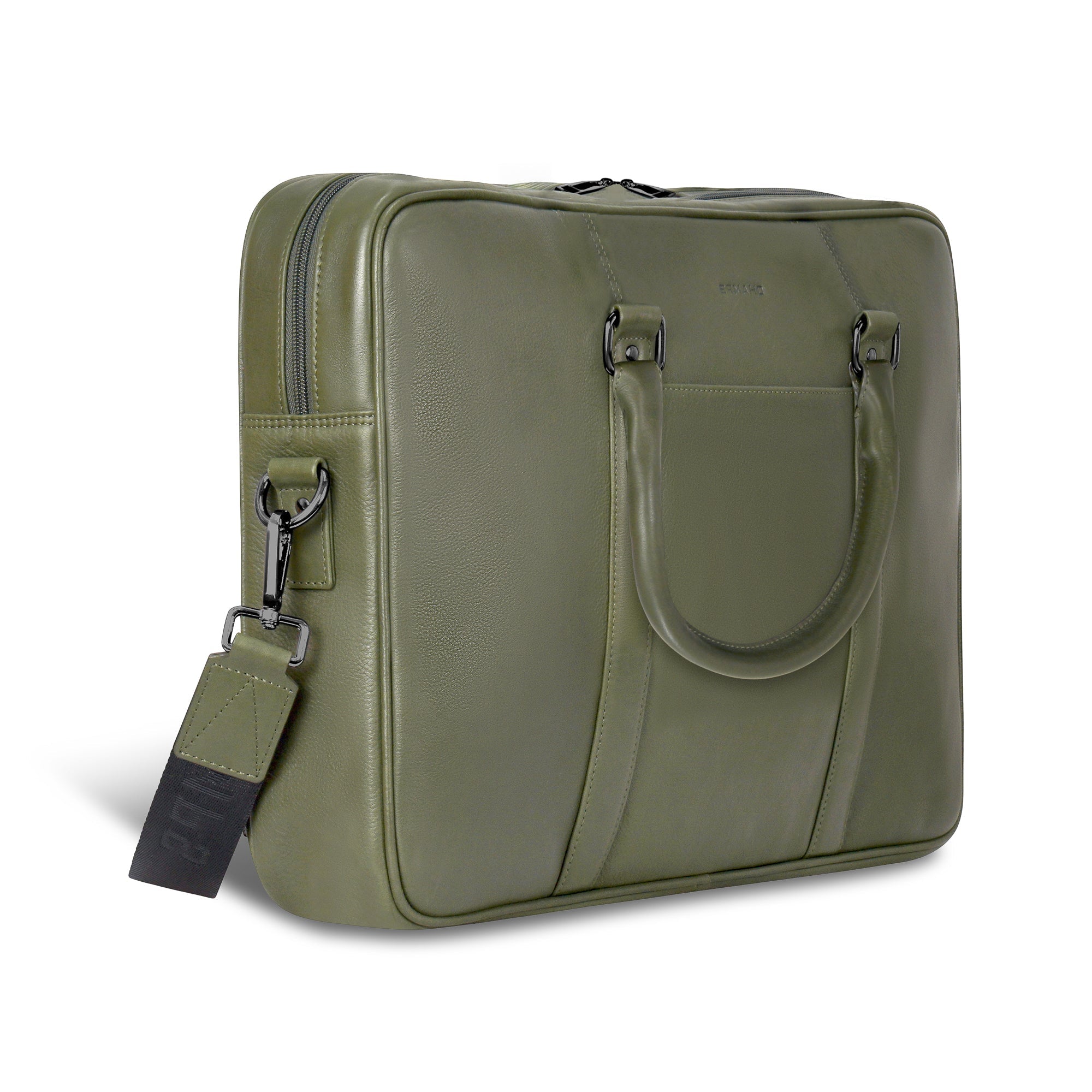 Onyx / Slim Leather Briefcase 19