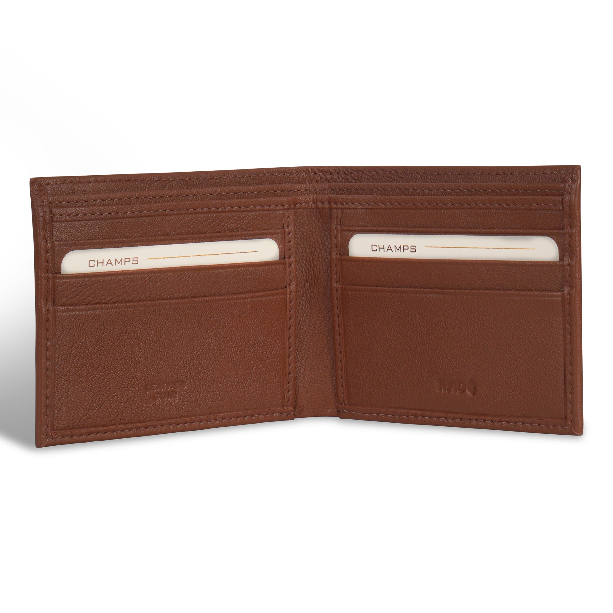 Onyx / Leather Bi-Fold Wallet 8