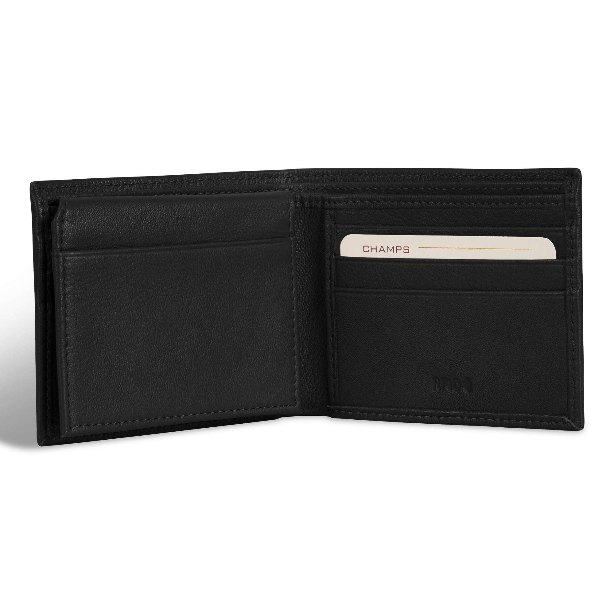 Onyx / Leather Top Wing Wallet 3