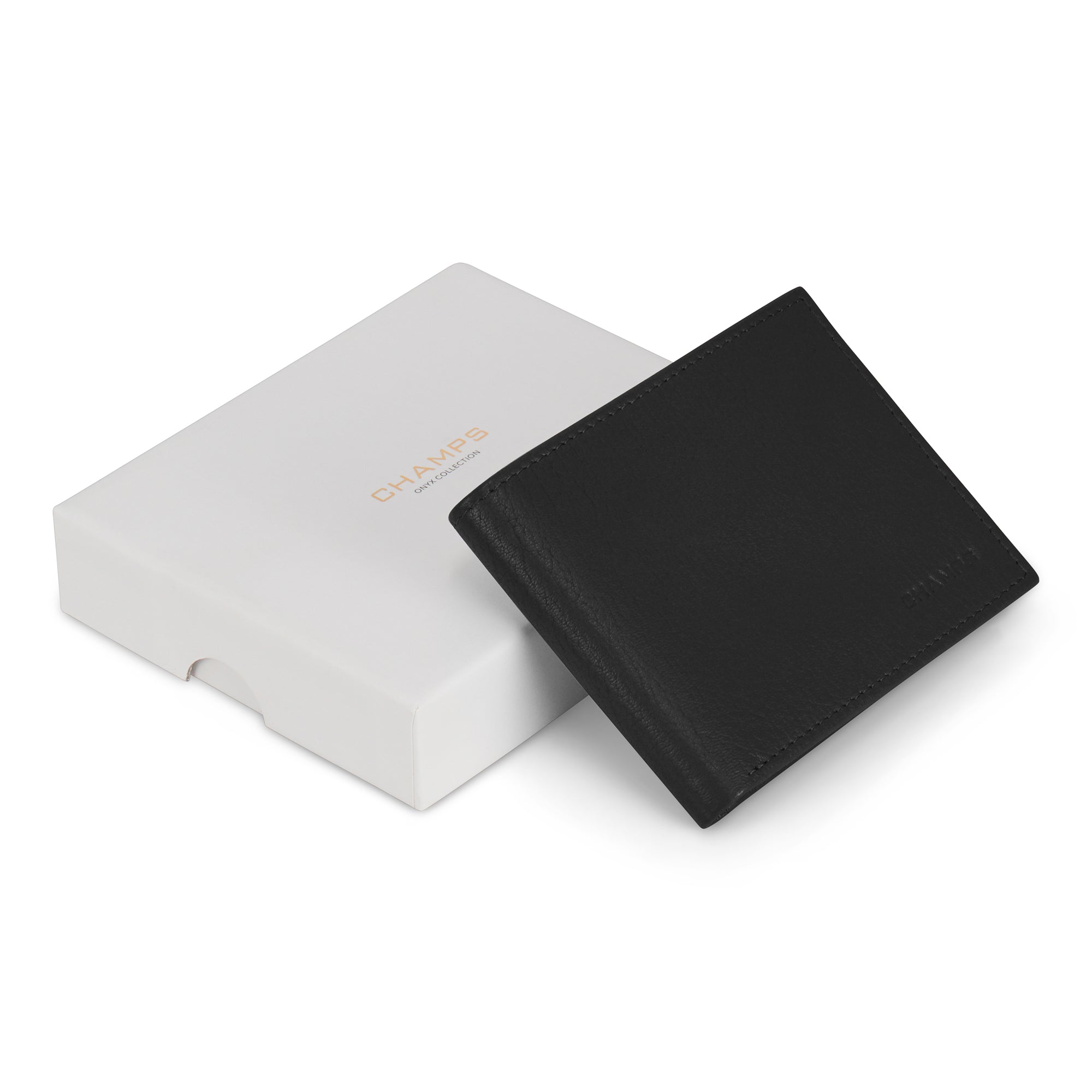 Onyx / Leather Top Wing Wallet 5