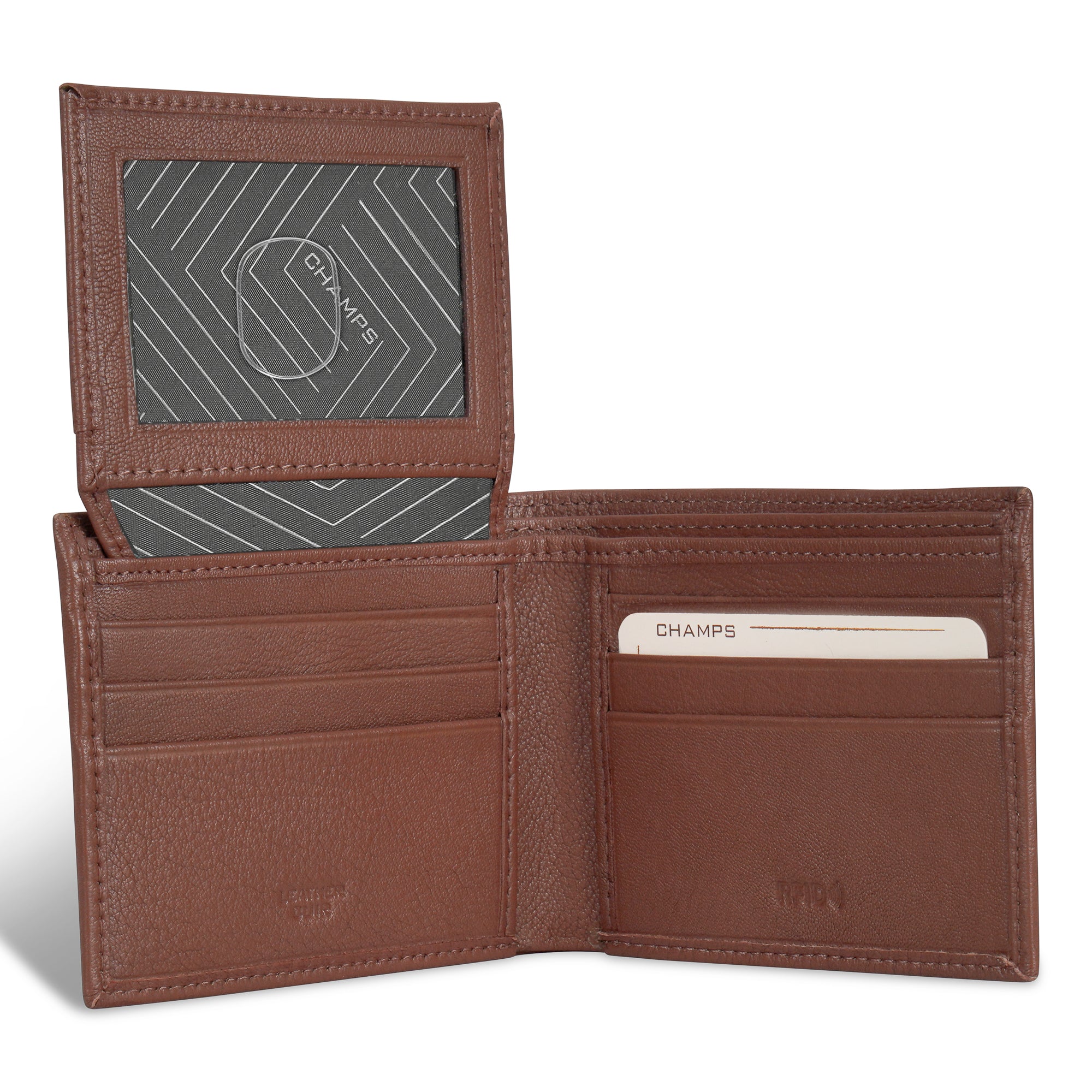 Onyx / Leather Top Wing Wallet 10