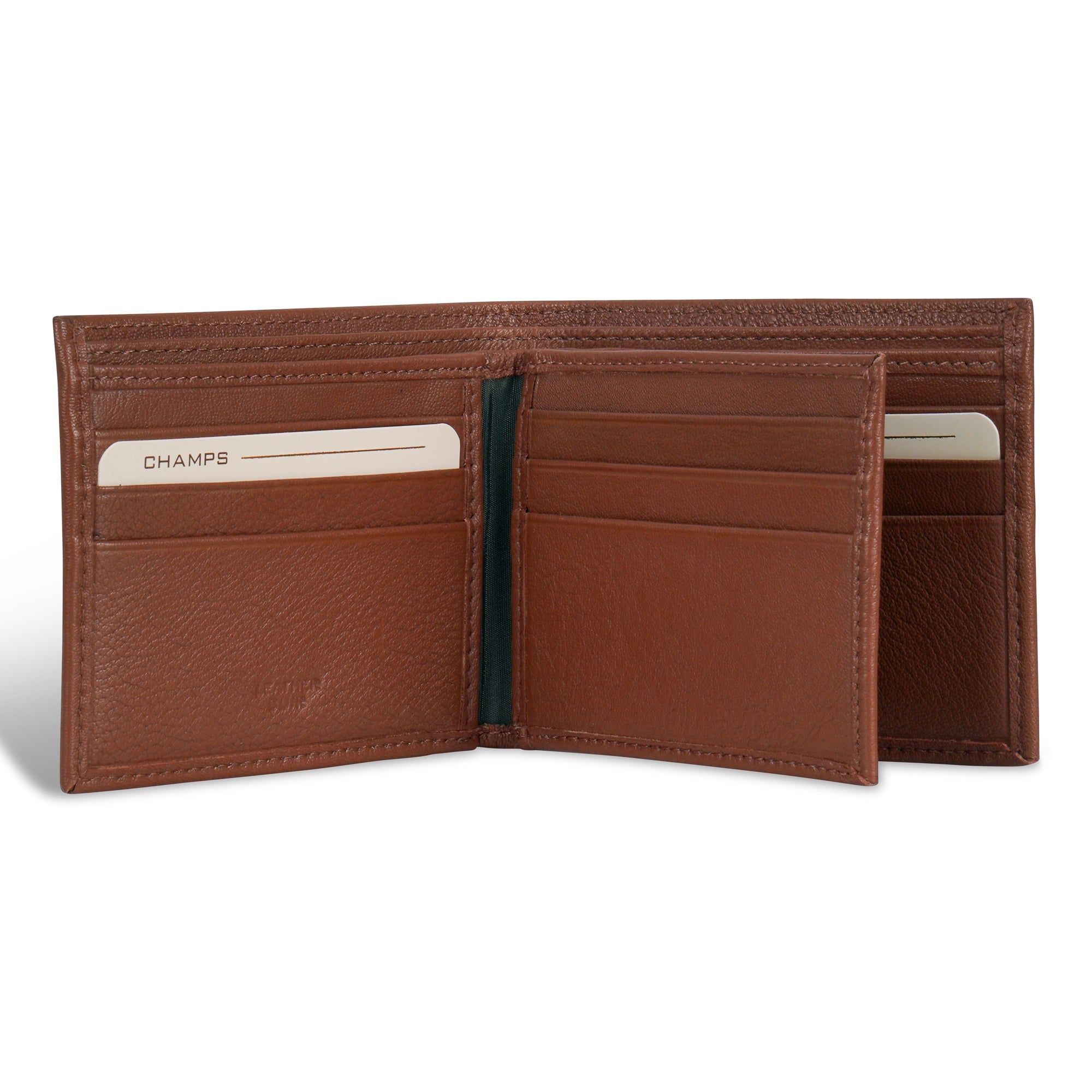 Onyx / Leather Center Wing Wallet 10