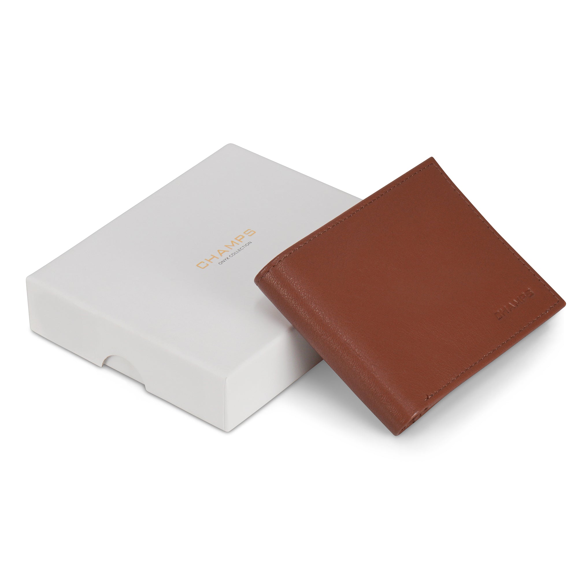 Onyx / Leather Center Wing Wallet 11